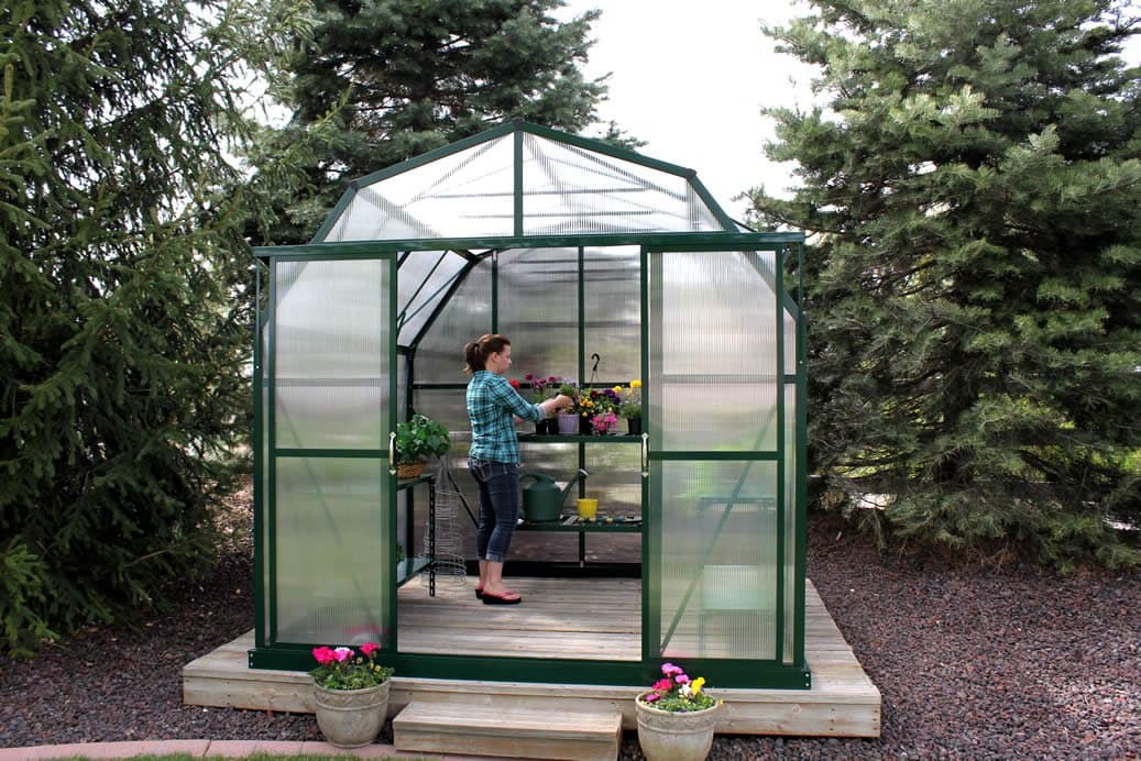 Elite 8x12 Greenhouse Kit - 10mm Twin-Wall Polycarbonate