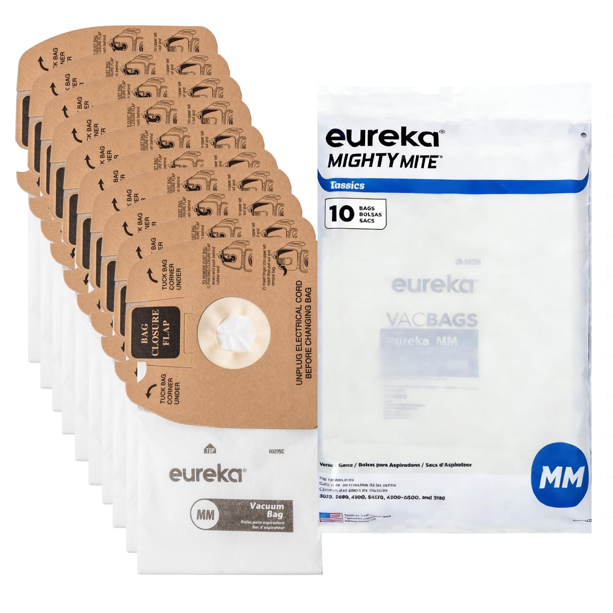 Eureka MM Vacuum 60297A Style-10 Per Unit, 10 Bags, White