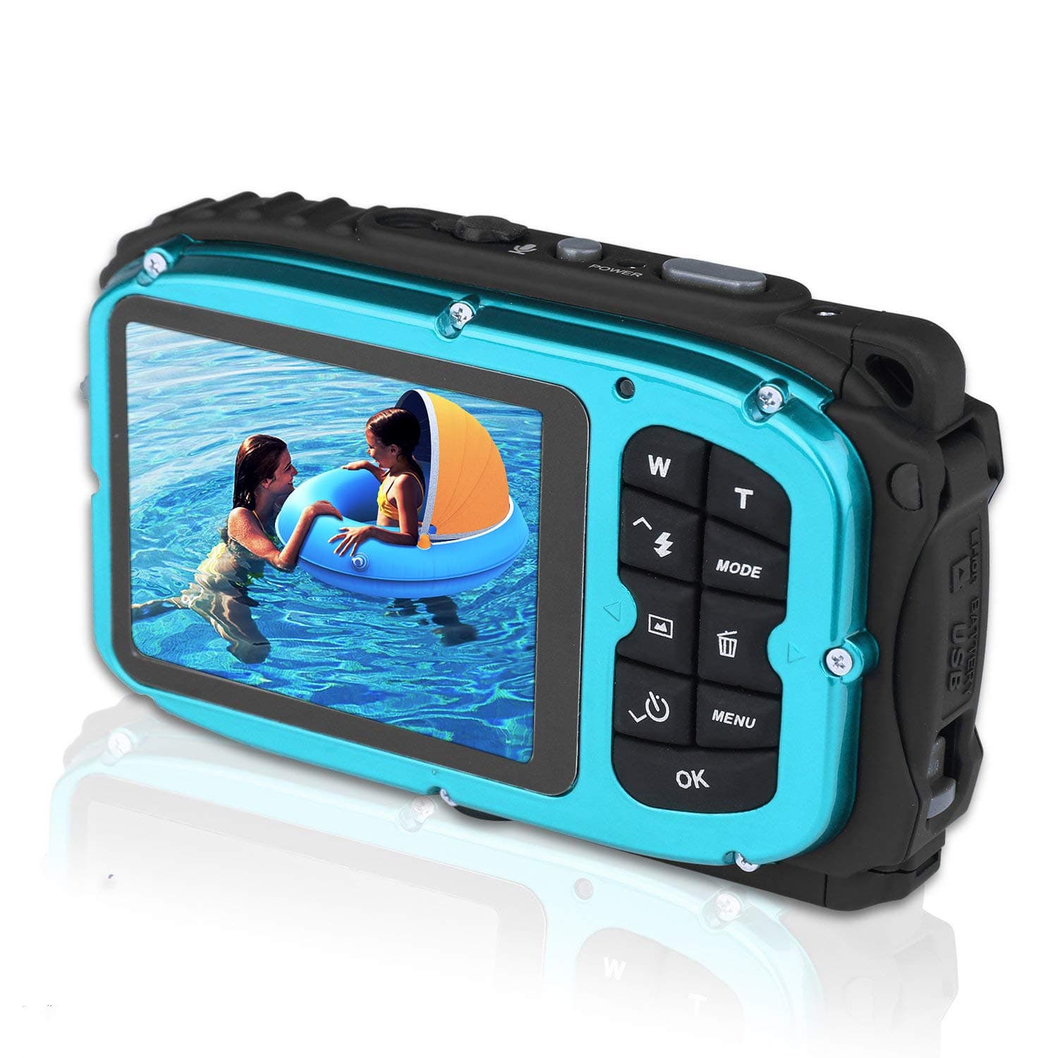 2.7 Inch LCD Cameras 16MP Digital Camera Underwater 10m Waterproof Camera+ 8X Zoom