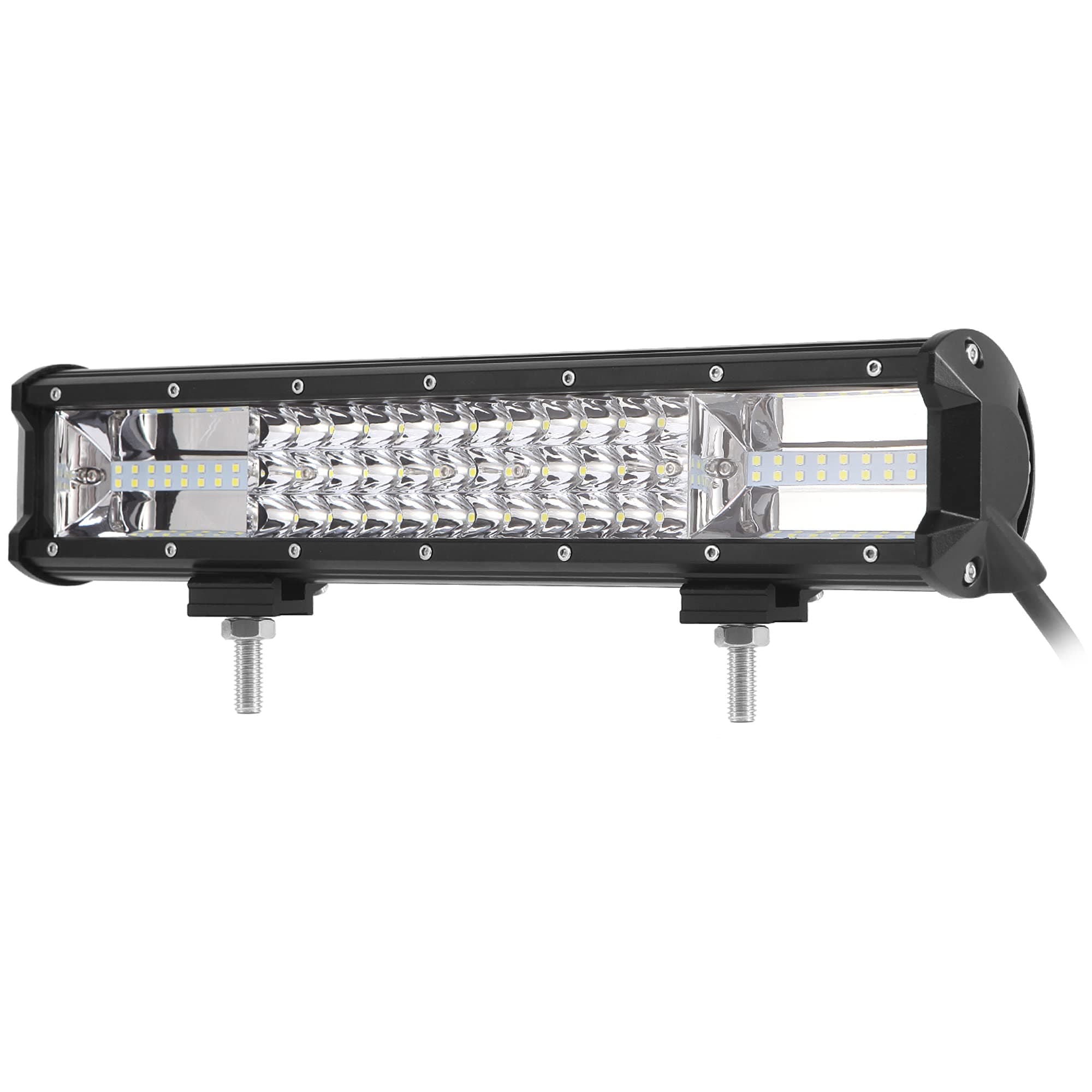 16 Inch 216W Tri-Row LED Light Bar, High Power Offroad Driving Work Light for Truck, Pickup, 4WD 4x4, FJ Cruiser, UTV, Tractor, Boat, Marine