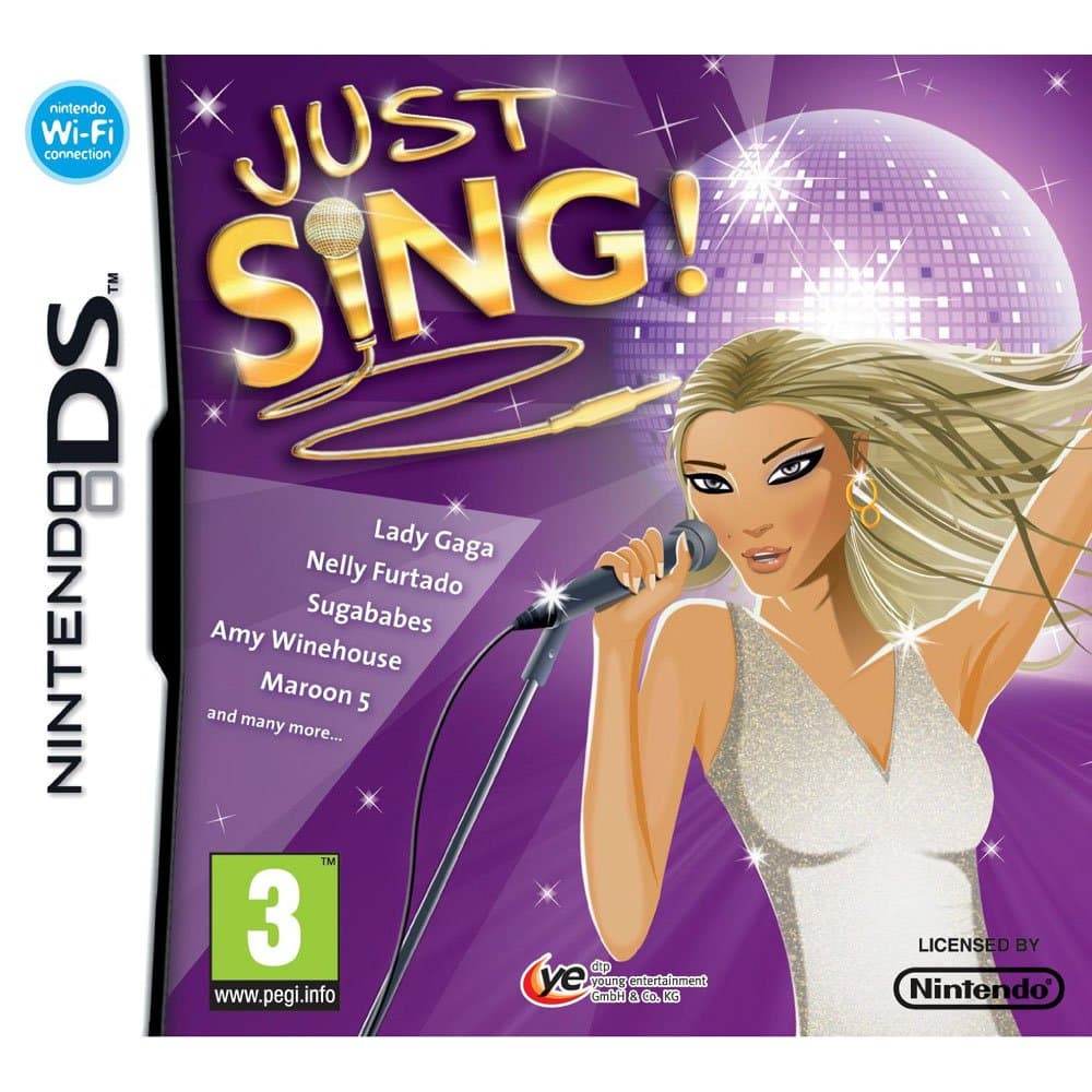 Just Sing! (Nintendo DS) With songs from Lady Gaga, Maroon 5, the Supremes and More