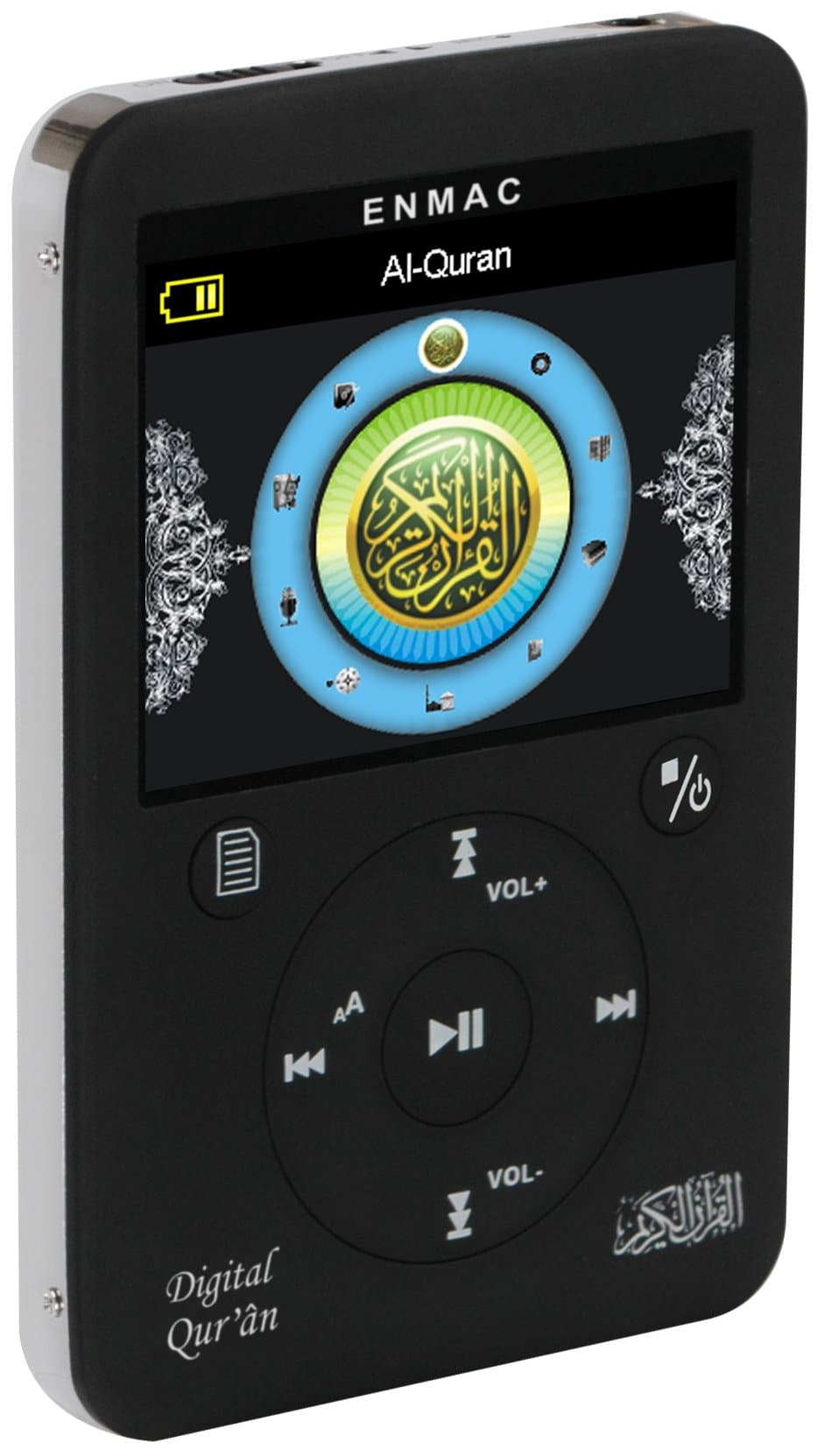 Quran Speaker Islamic 4GB Digital Quran Player MP4 Koran Speaker Rechargeable Battery Black Color Digital Color Quran Player Digital Quran Voice Recorder HPUK-509