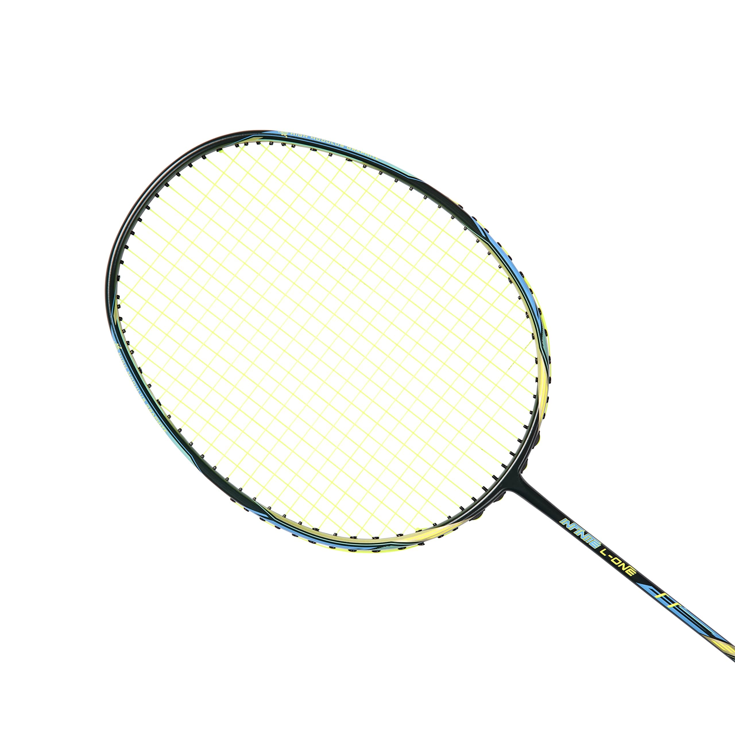 INFINITE Badminton Racket with Free Racket Bag & & Socks & Grip & Badminton Keychain, High Carbon Fiber, 73g, G5, 24-30lbs, Suitable for Intermediate Level Players (Green)