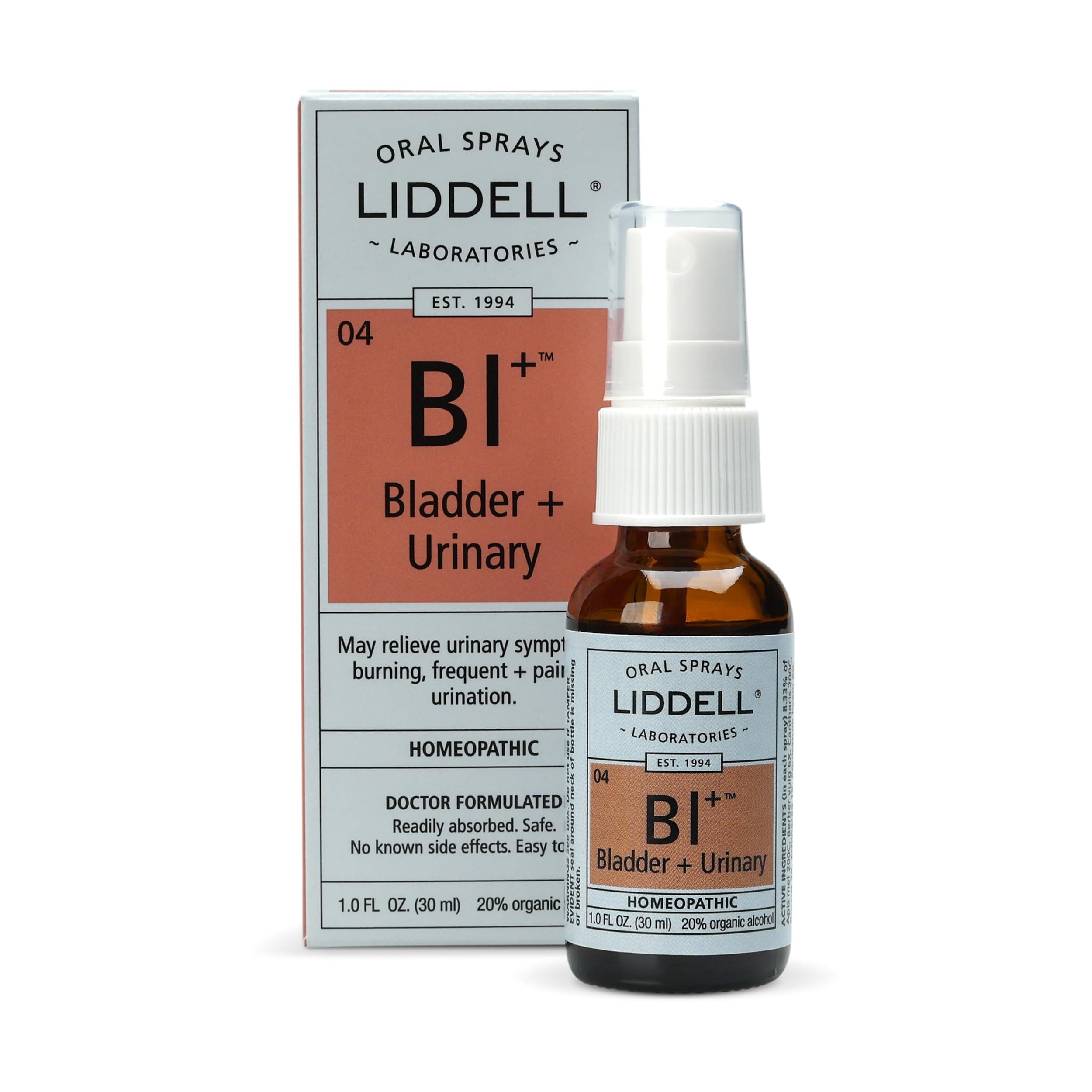 - Liddell Homeopathic Bladder and Urinary Spray, 1 Fluid Ounce