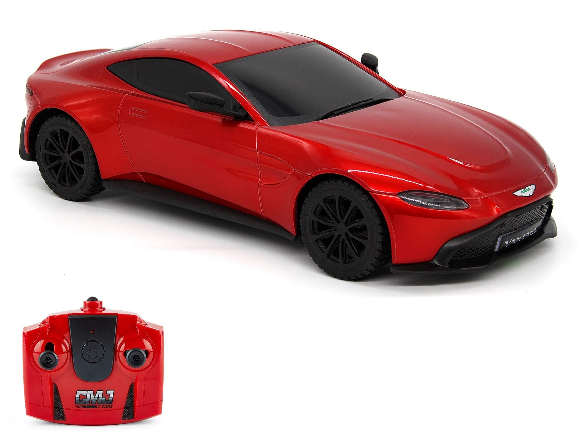 Aston Martin Vantage Officially Licensed Remote Control Car. 1:24 Scale Red