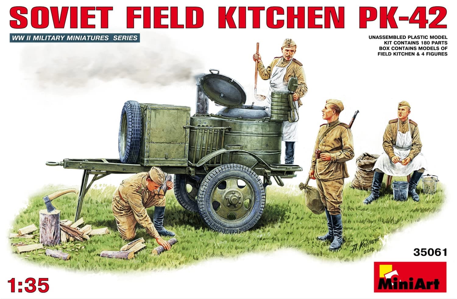 Mini Art Plastics Soviet Field Kitchen KP-42
