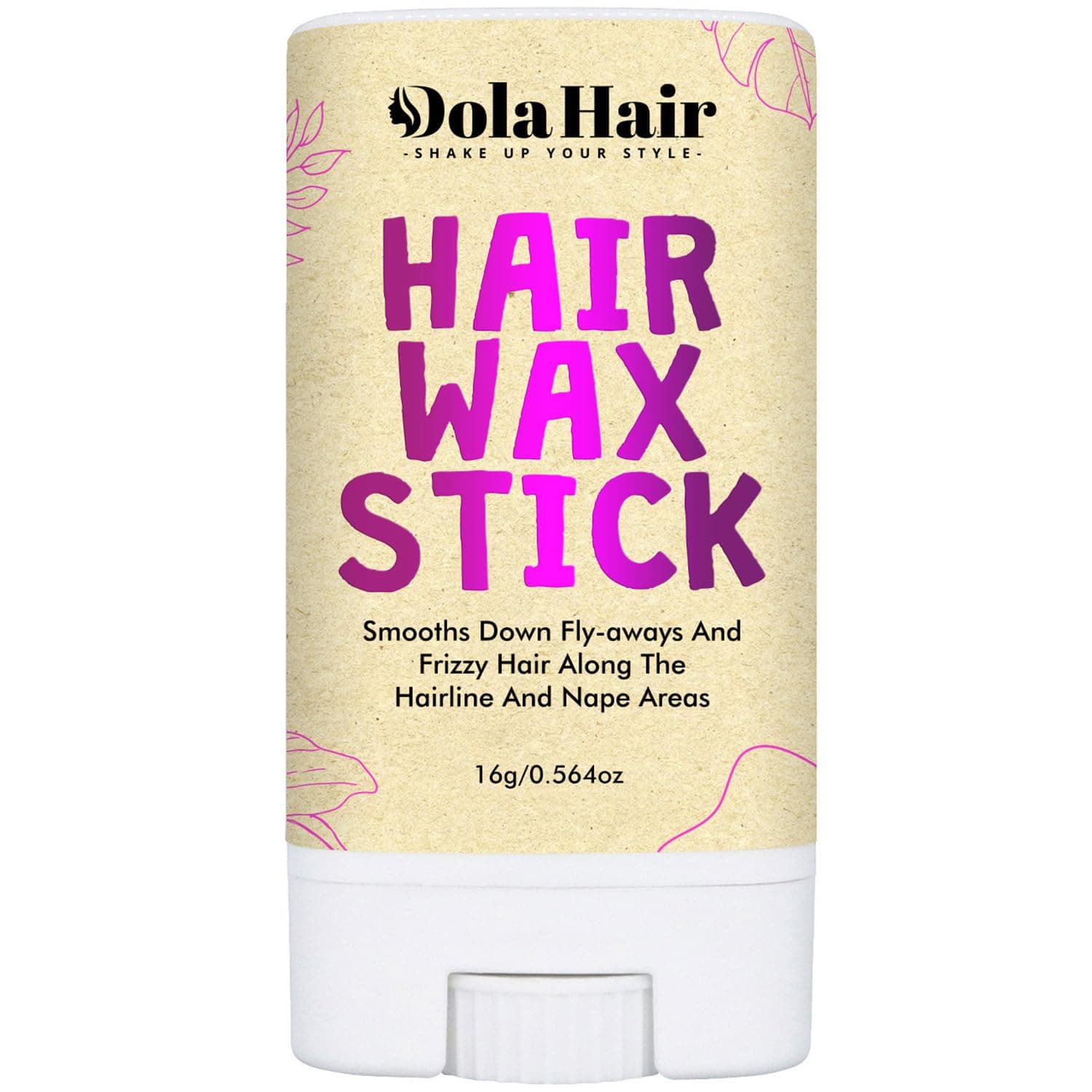 Hair Wax Stick - Flyaway Control and Styling Pomade for Kids, Women, and Men - Hair Bun Maker and Accessorie (0.6 Oz Pack of 1)