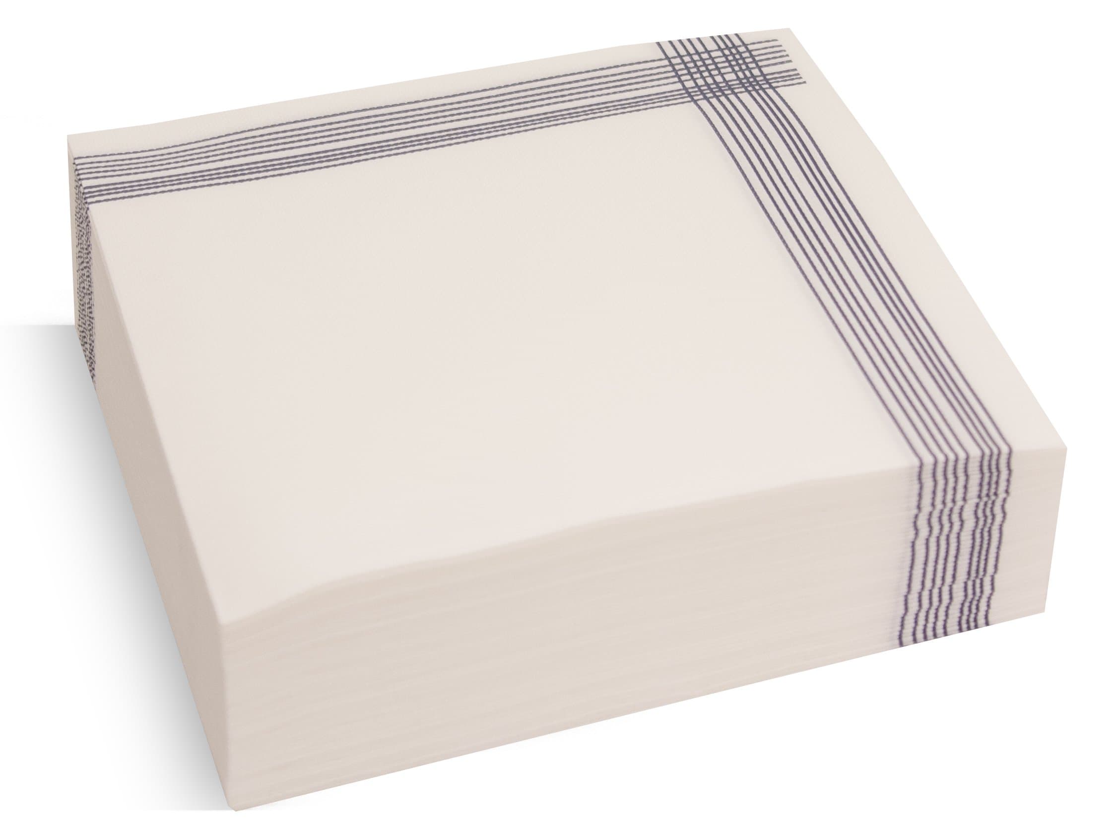 Saten ser42117135 I Am The Party, Napkin 40 x 40, 2 Layers, 1/4 Fold, 50 Napkins, punta-punta, Orla Grey