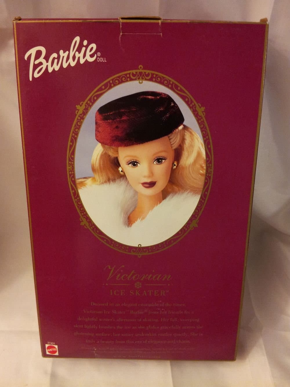 2000 Victorian Ice Skater Blonde Barbie