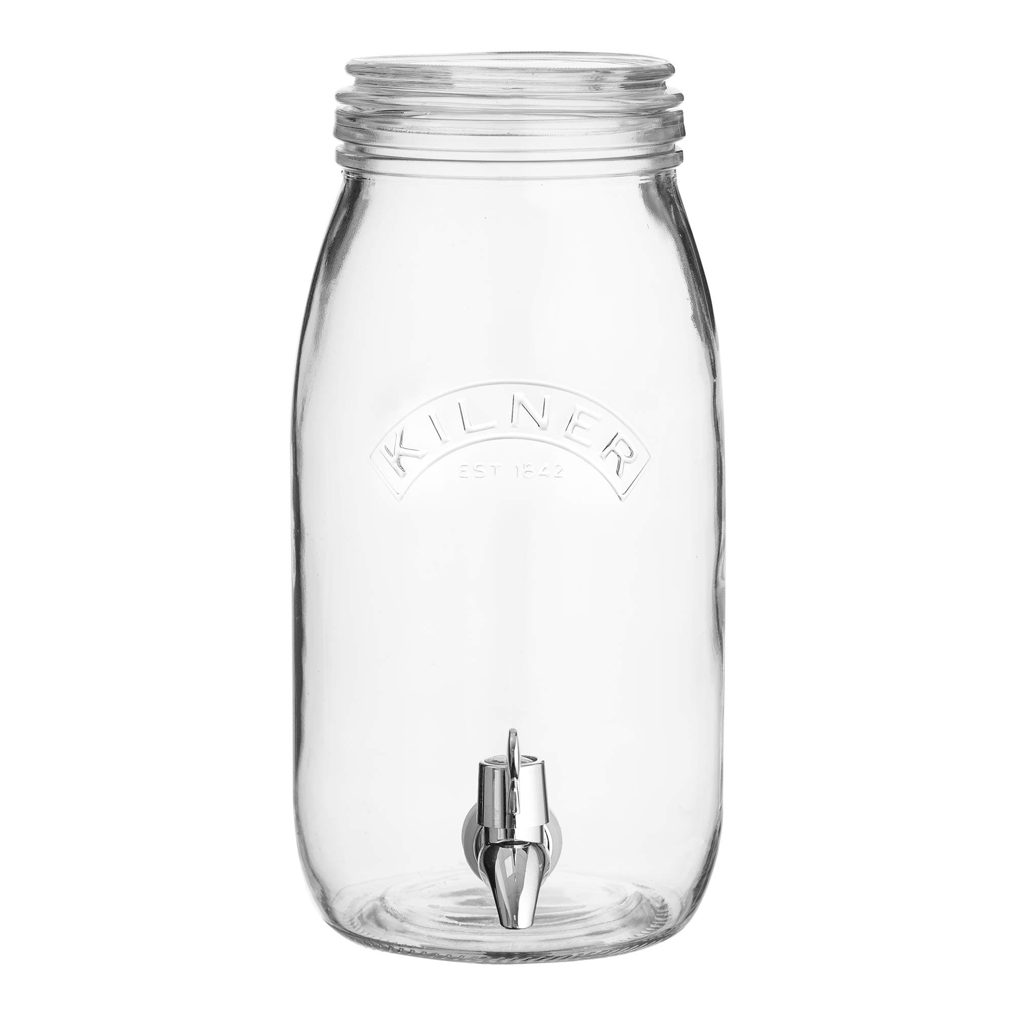 Kilner 3 Litre Round Glass Drinks Dispenser