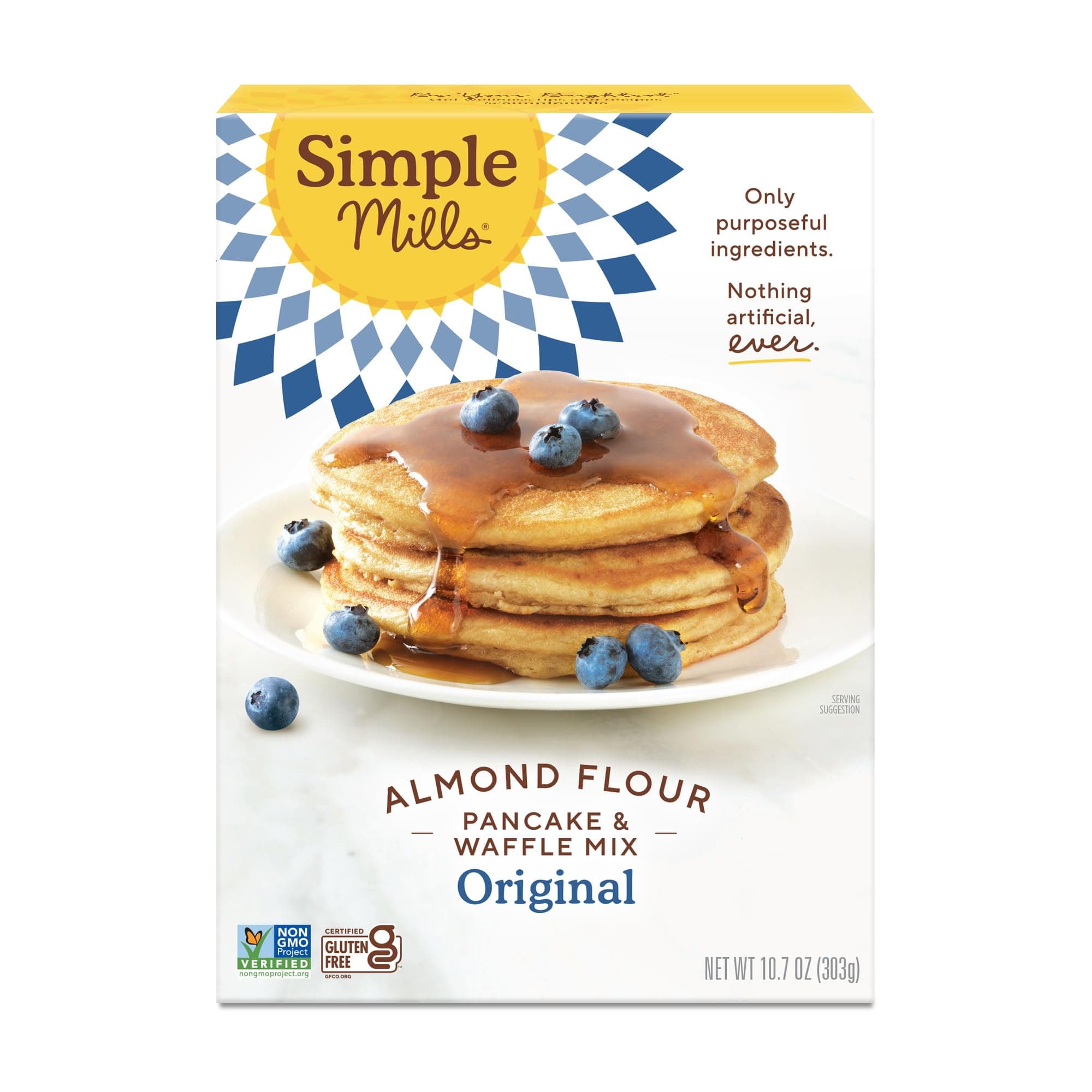 Simple Mills Dried Mixes Pancake And Waffle 10.7OZ