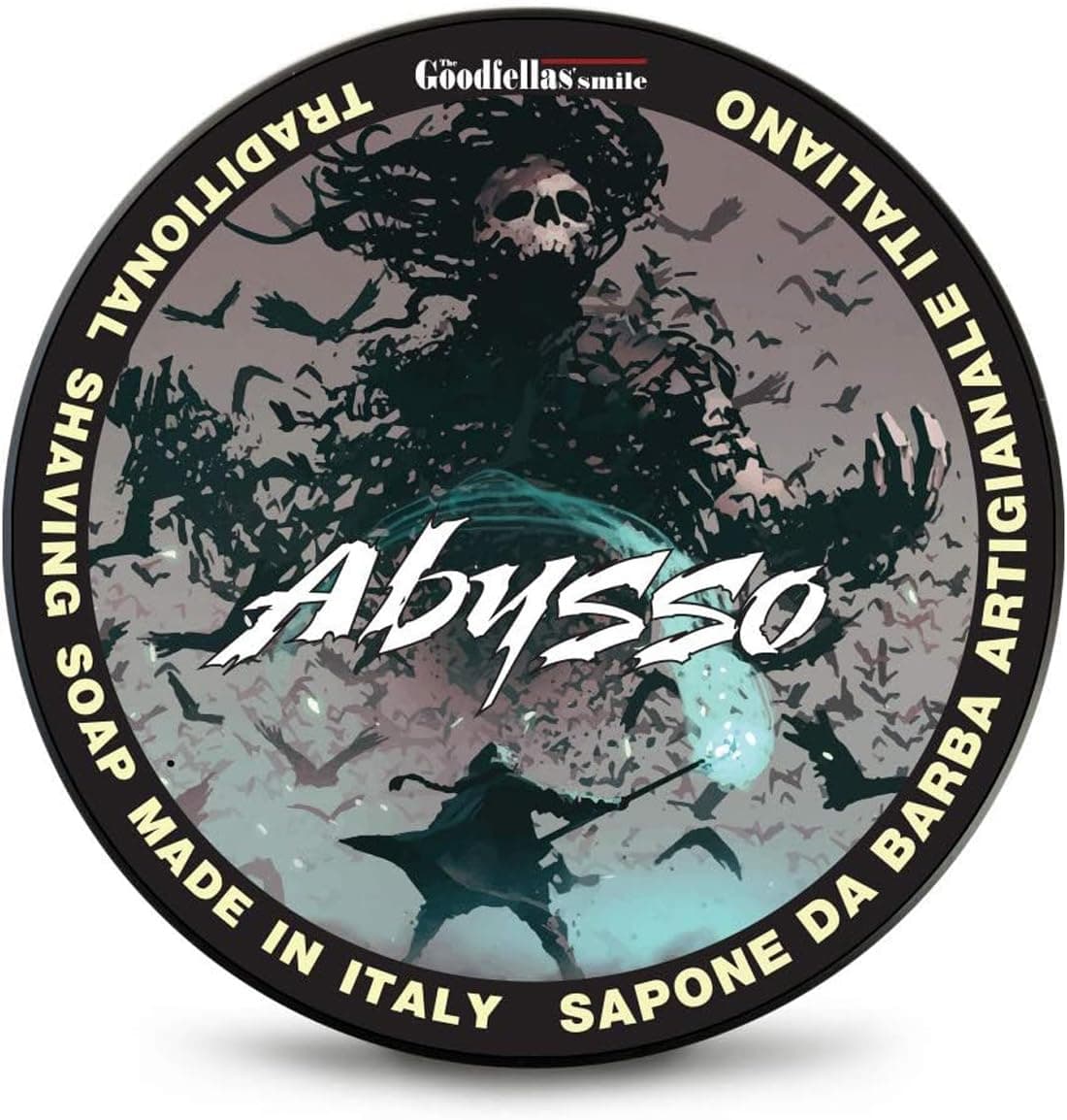 Shaving Products, 100 ml, Hand-Crafted Products Made in Italy (Abysso Shaving Soap)