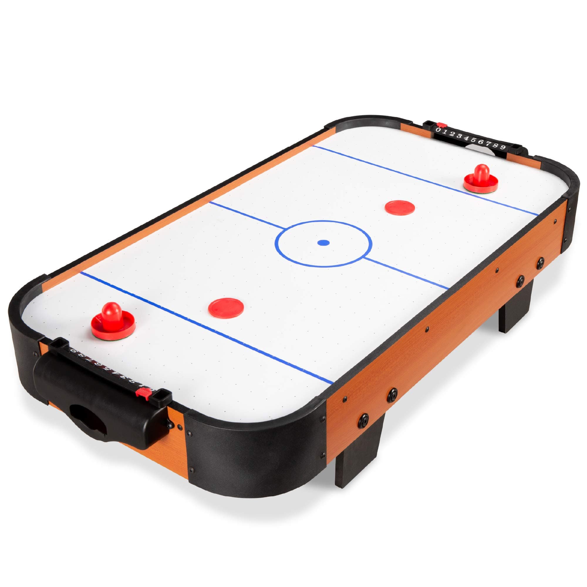 Best Choice Products 40in Air Hockey Table w/ Electric Fan Motor, 2 Strikers, Pucks - Multicolor