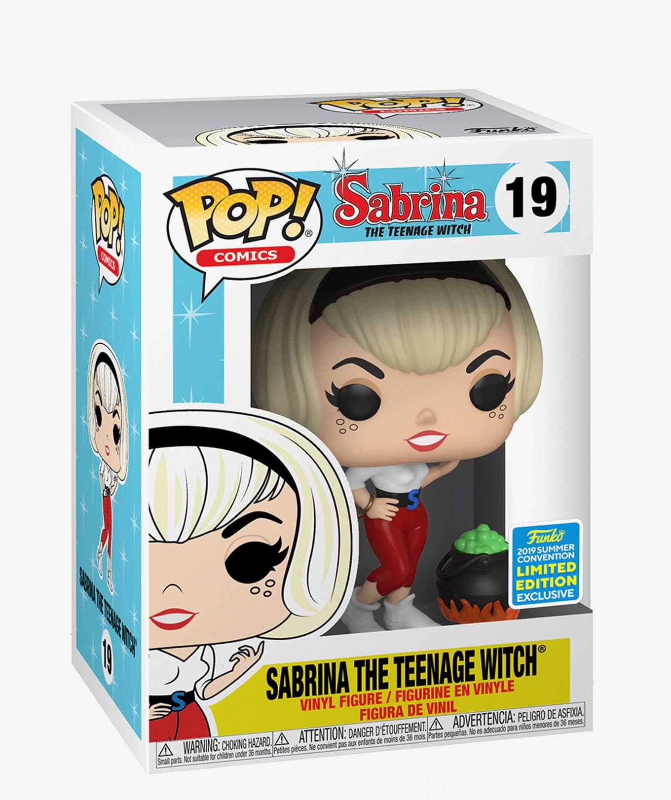 Funko Pop Sabrina The Teenage Witch with Cauldron SDCC 2019 Shared Sticker Exclusive