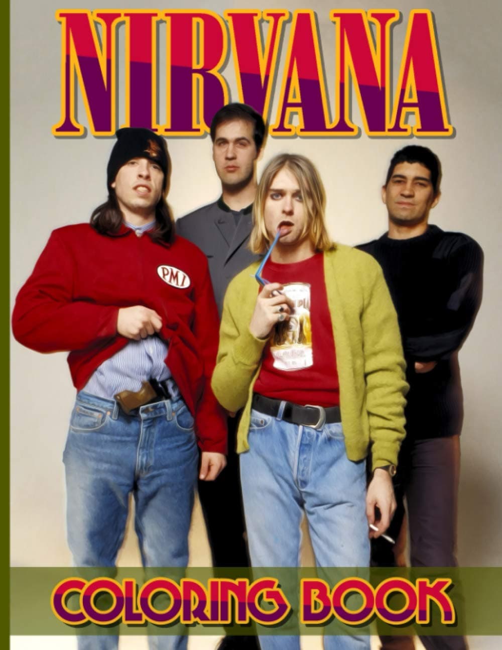 Nirvana Coloring Book: Nirvana The Ultimate Creative Coloring Books For Kids And Adults