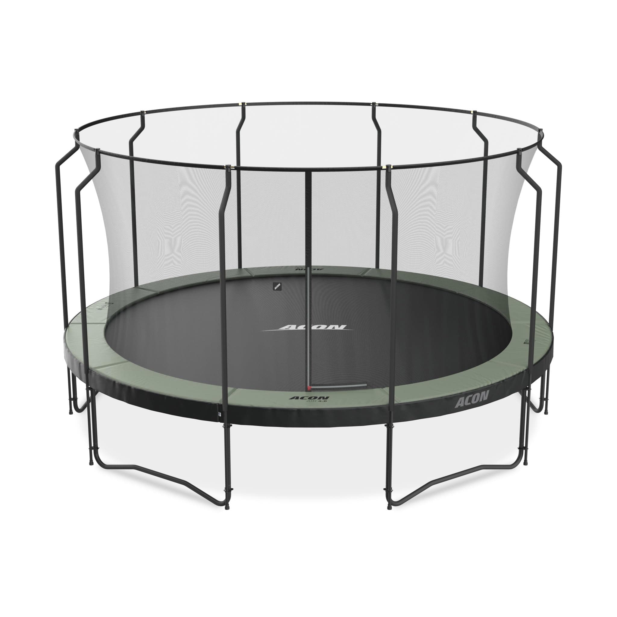 Air Trampoline 15ft Ultimate Package with Premium Enclosure | Includes Round Trampoline with Safety Net and 110 Heavy-Duty Springs for Optimal Safety