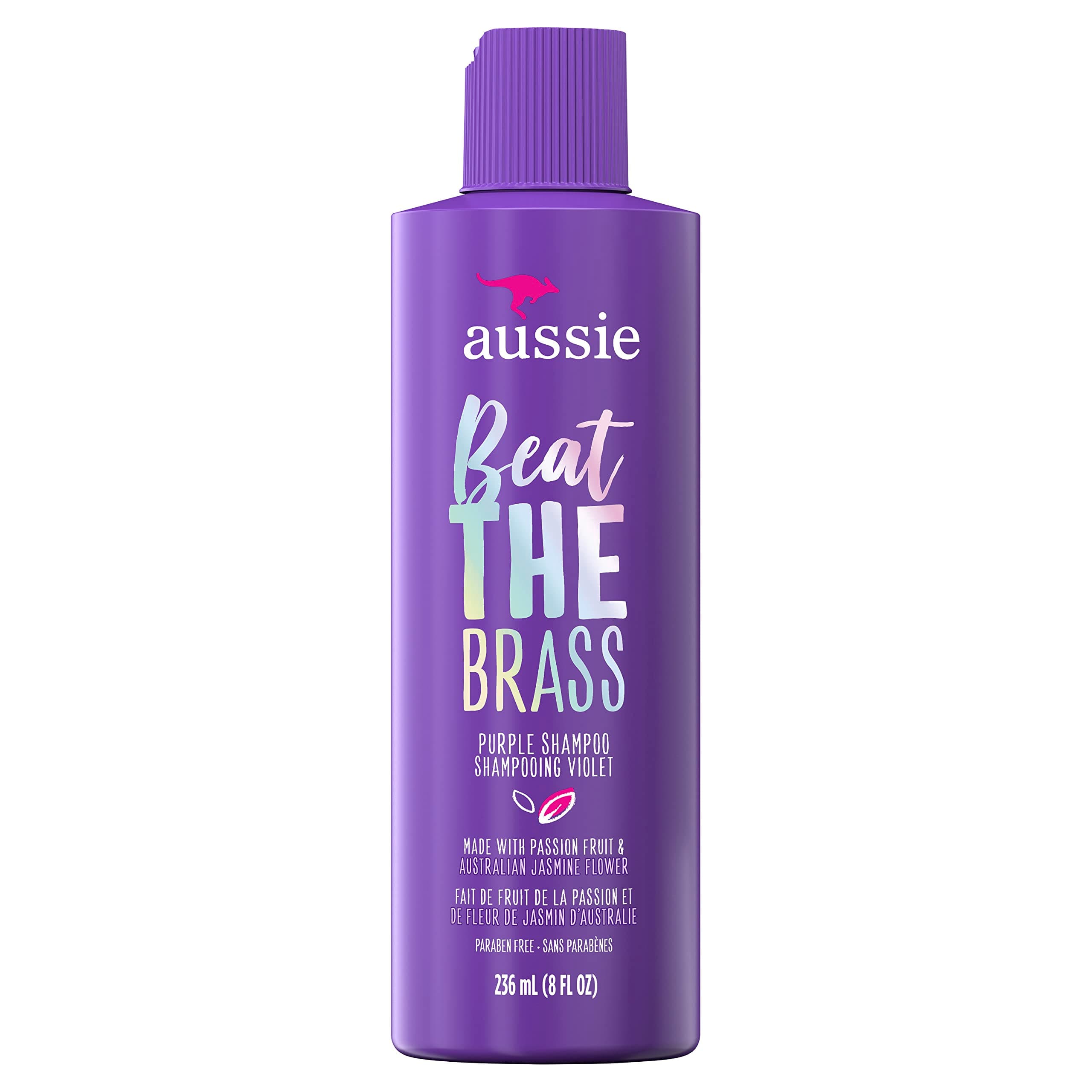 Beat The Brass Paraben-Free Purple Shampoo for Color-treated Hair, 8 Fl Oz