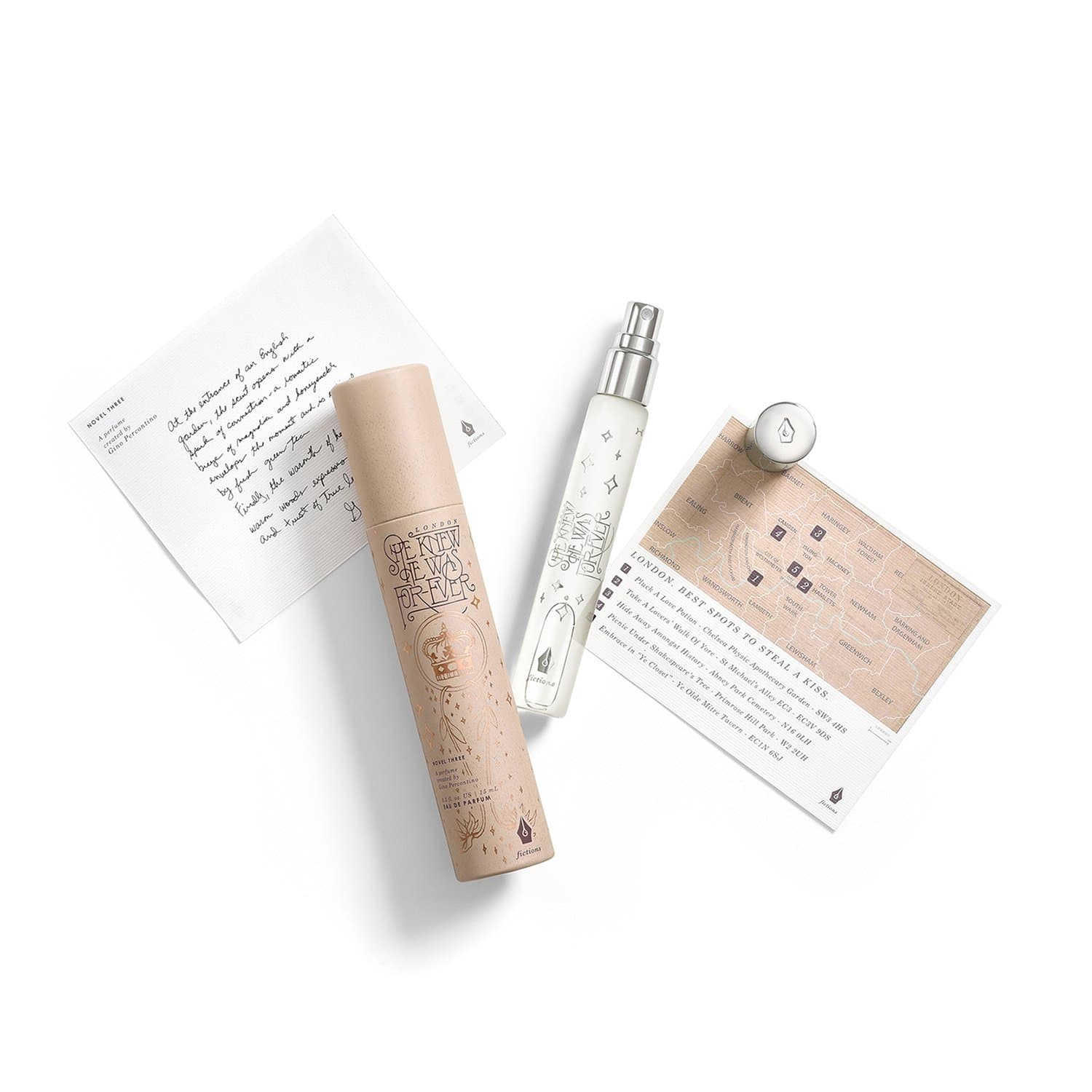 Perfume Spray for Women - London. She Knew He Was Forever - Fresh, Light, Feminine Daytime Fragrance - Travel Sized Purse Spray - 0.5 oz 15 ml