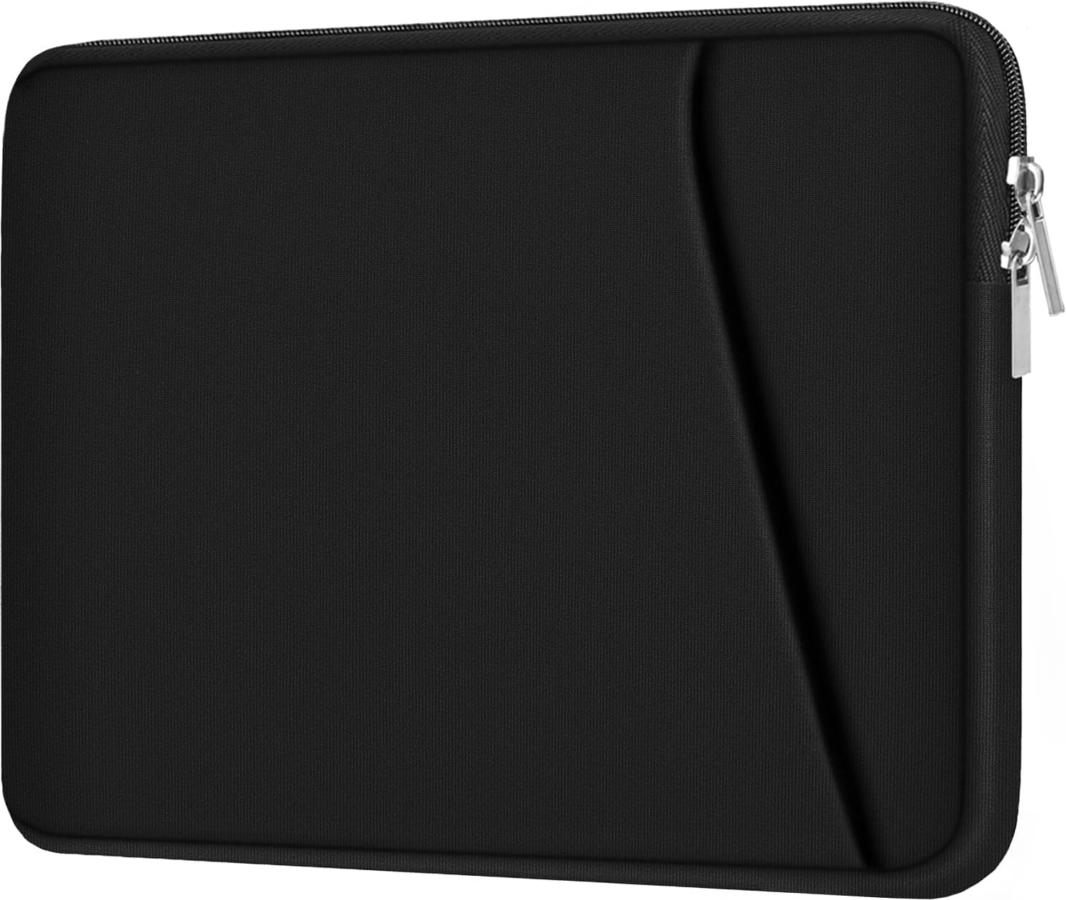 Laptop Sleeve 15.6 inch, Durable Briefcase Cover Shockproof Protective Case, Handbags Portable Laptop Bag for 15.6 inch HP Dell Asus Lenovo Notebook Computer, Laptop Case with Front Pocket, Black