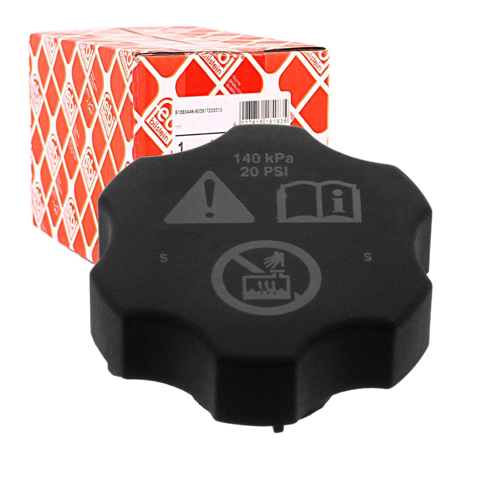 febi bilstein 36579 Radiator Cap with gasket, pack of one