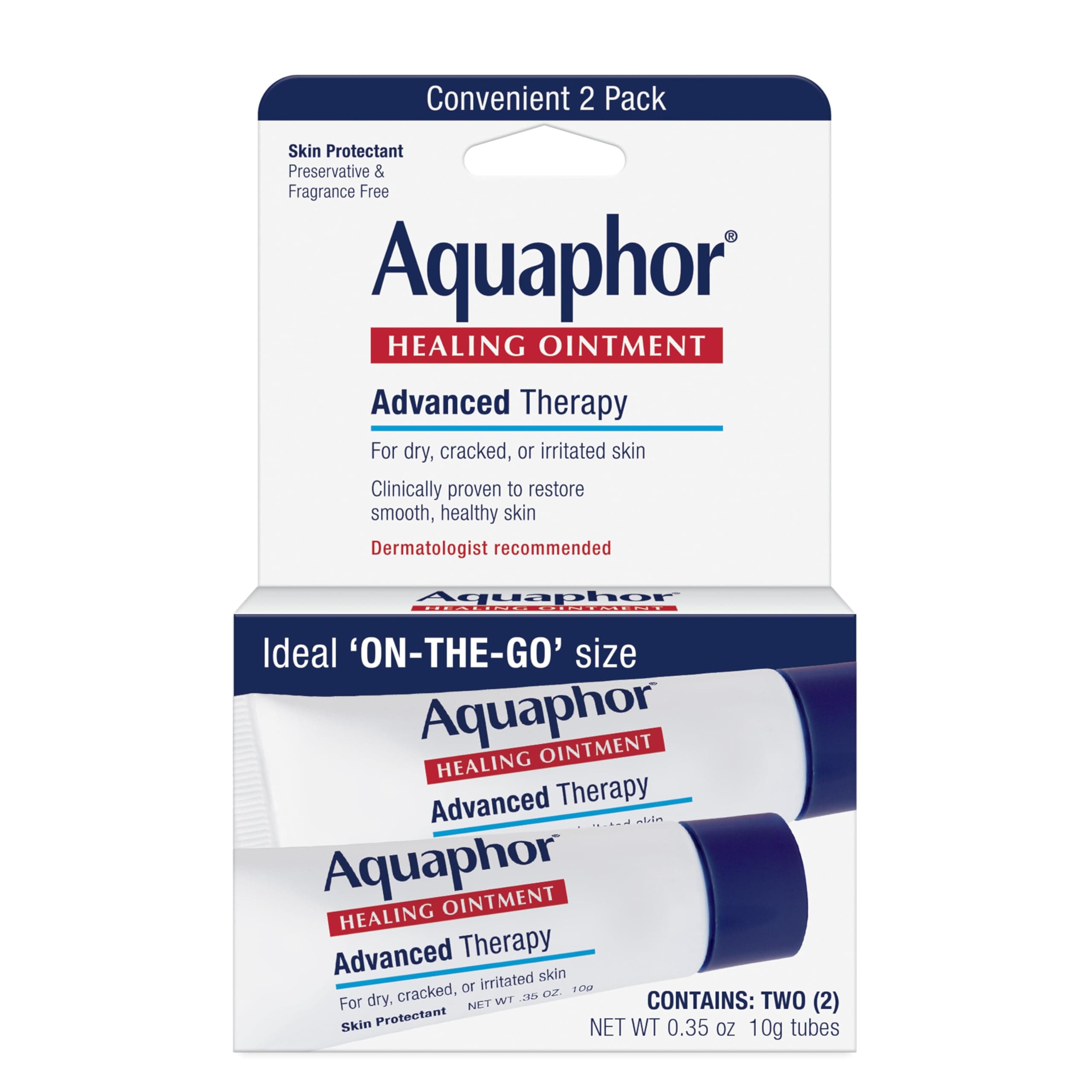 Aquaphor On-The-Go Dual Pack 2/ 0.5 oz Ointment