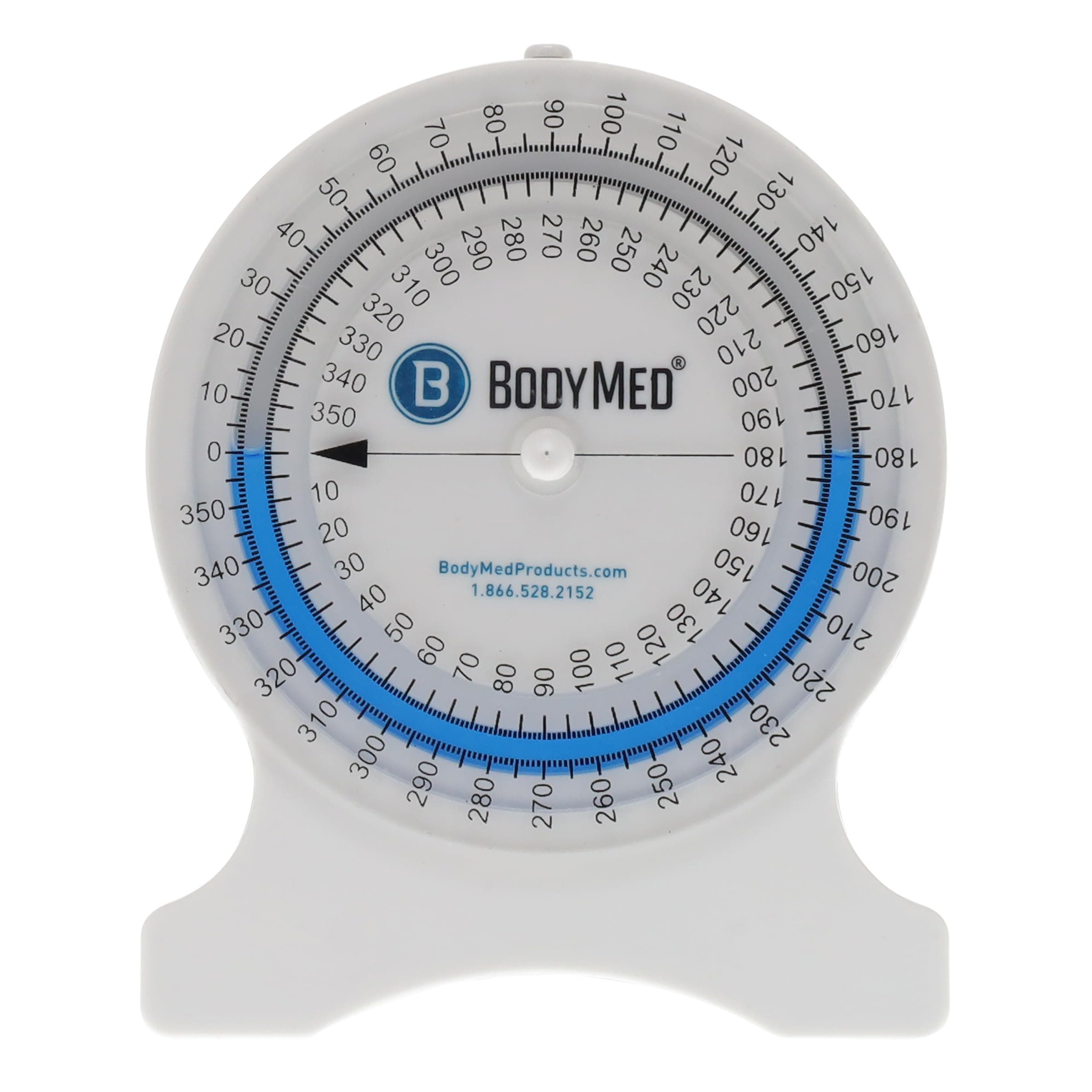Professional Inclinometer for Physical Therapy & Rehabilitation, Easy to Read, Test Range of Motion, Professional Rehab Tool
