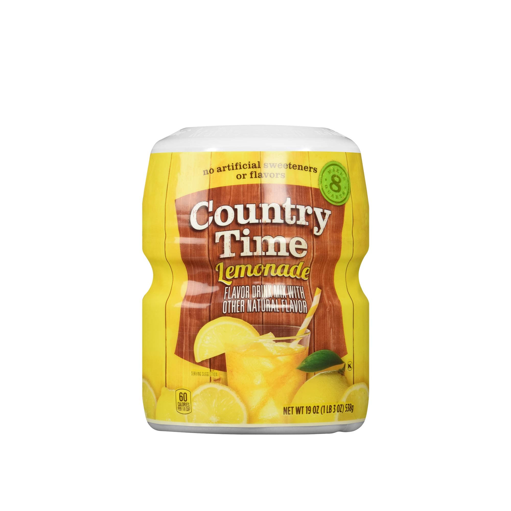 Country Time Lemonade Flavoured Drink Mix - Lemonade Powder, 538 g Canister