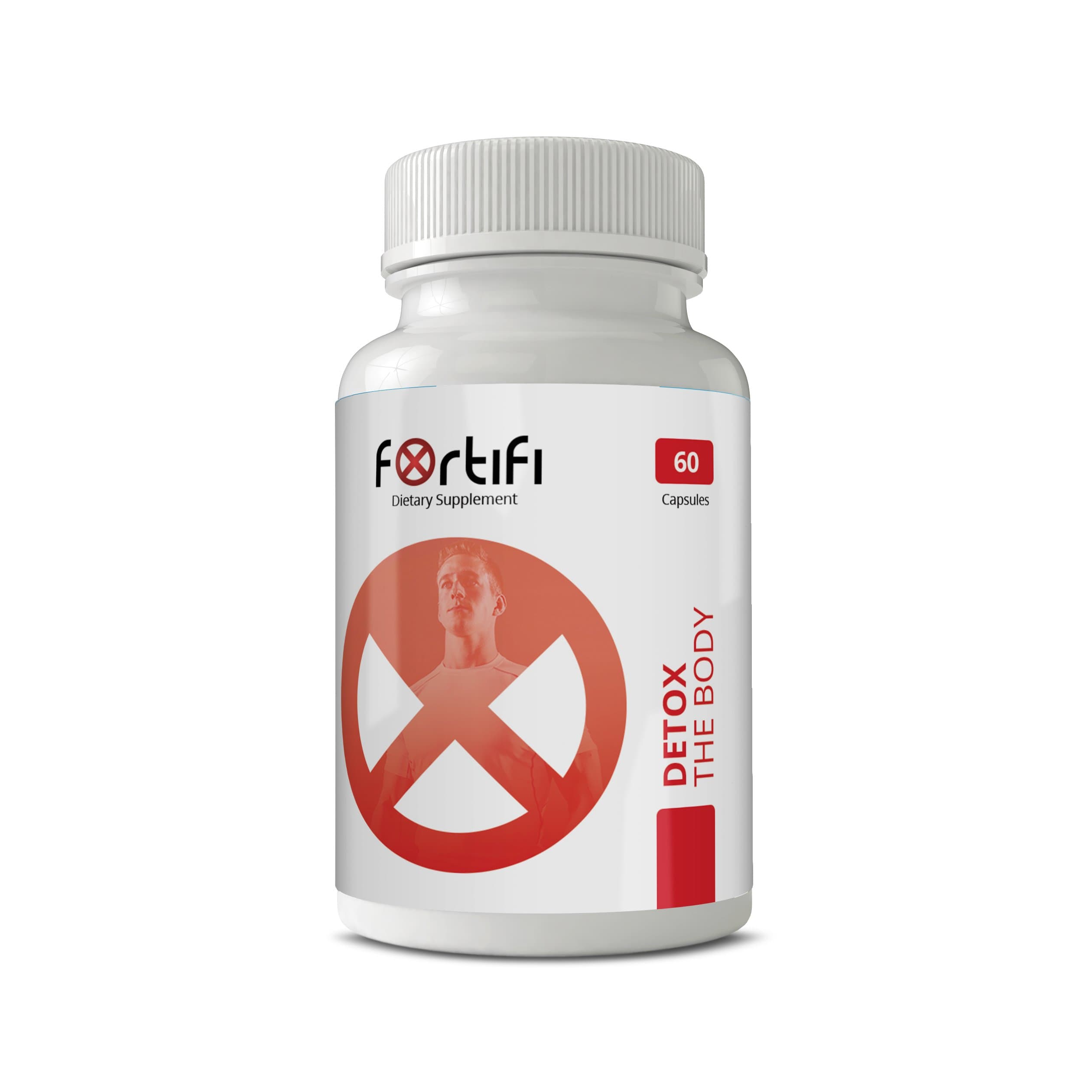 DETOX by fortifi​™: Colon Detox, Toxin Flush & Gut Cleanse Formula - Vegetarian, Dairy & Gluten Free - Made in USA (30-Day Supply)