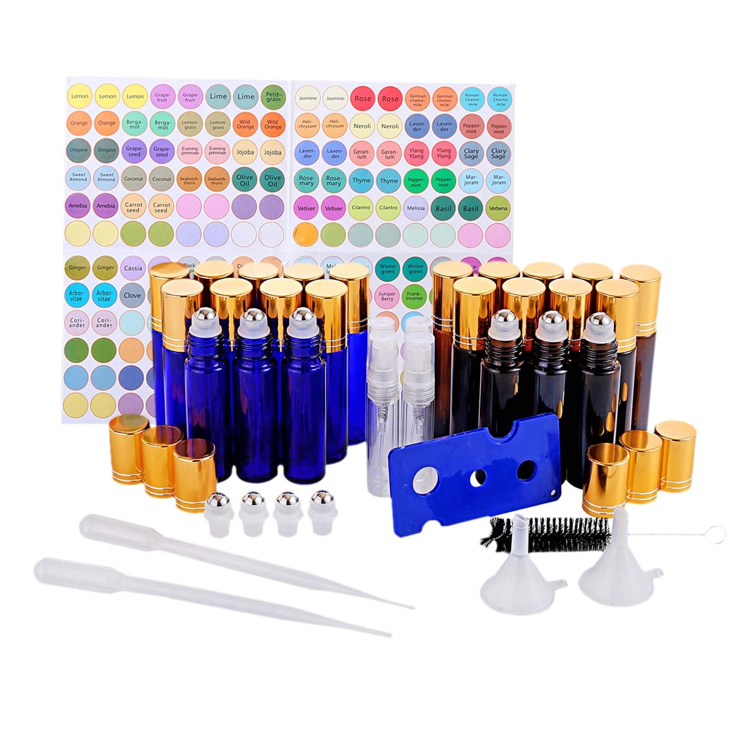 10ml Essential Oil Roller Bottle (24 Pack)