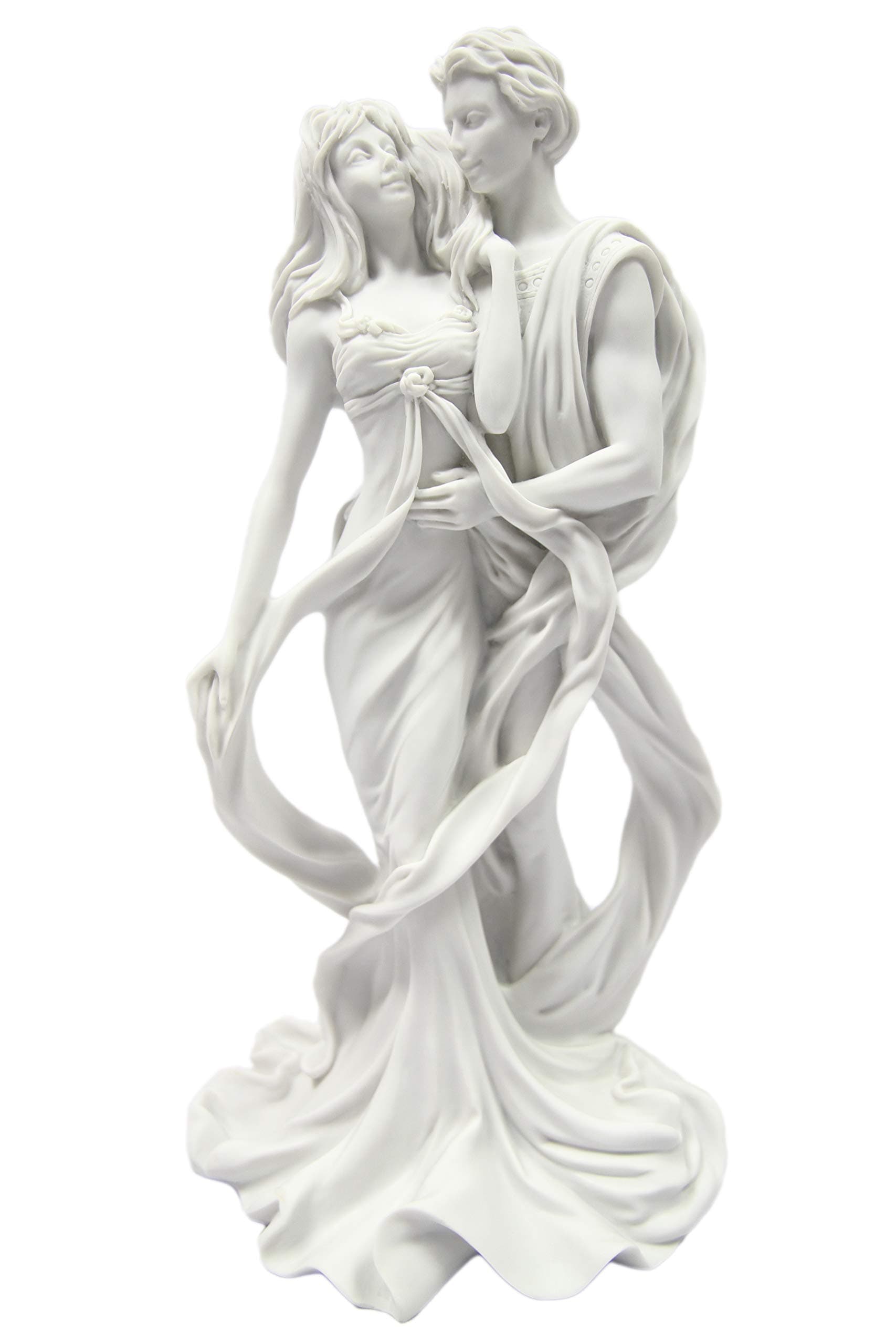 15.5" Art Deco Romantic Couple of Lovers Statue Sculpture Figure by Vittoria Collection Made in ItalyF