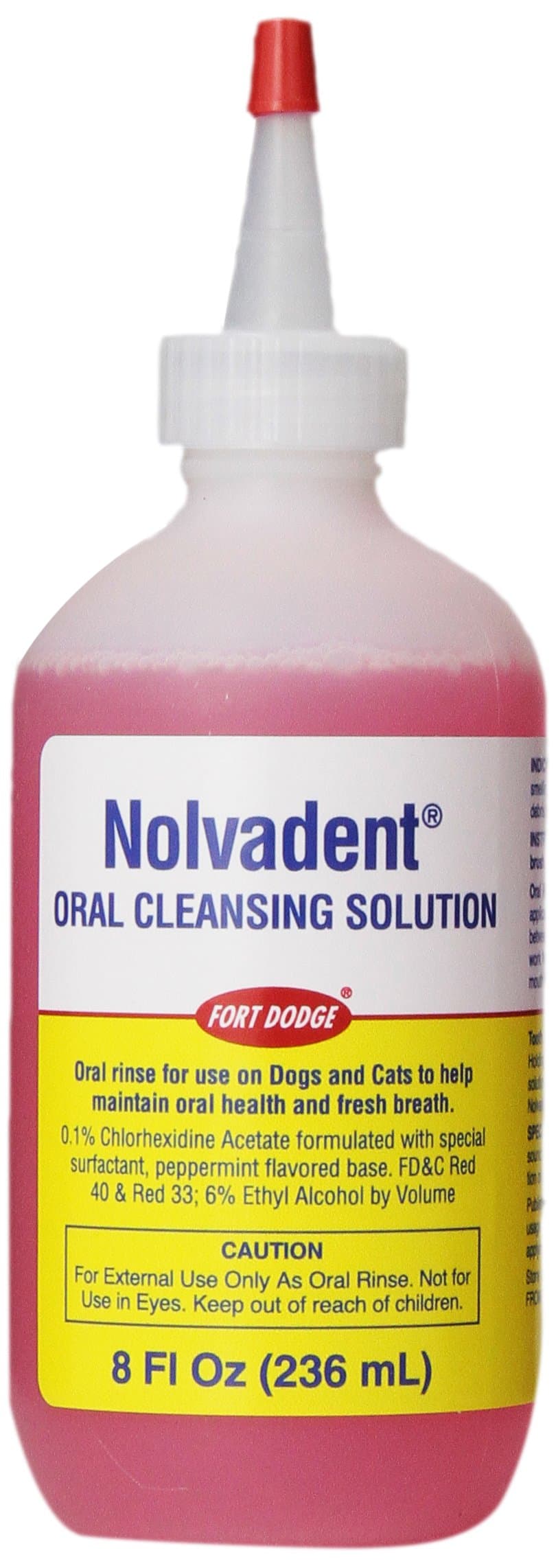 Animal Nolvadent Oral Cleansing Solution Bottle, 8-Ounce