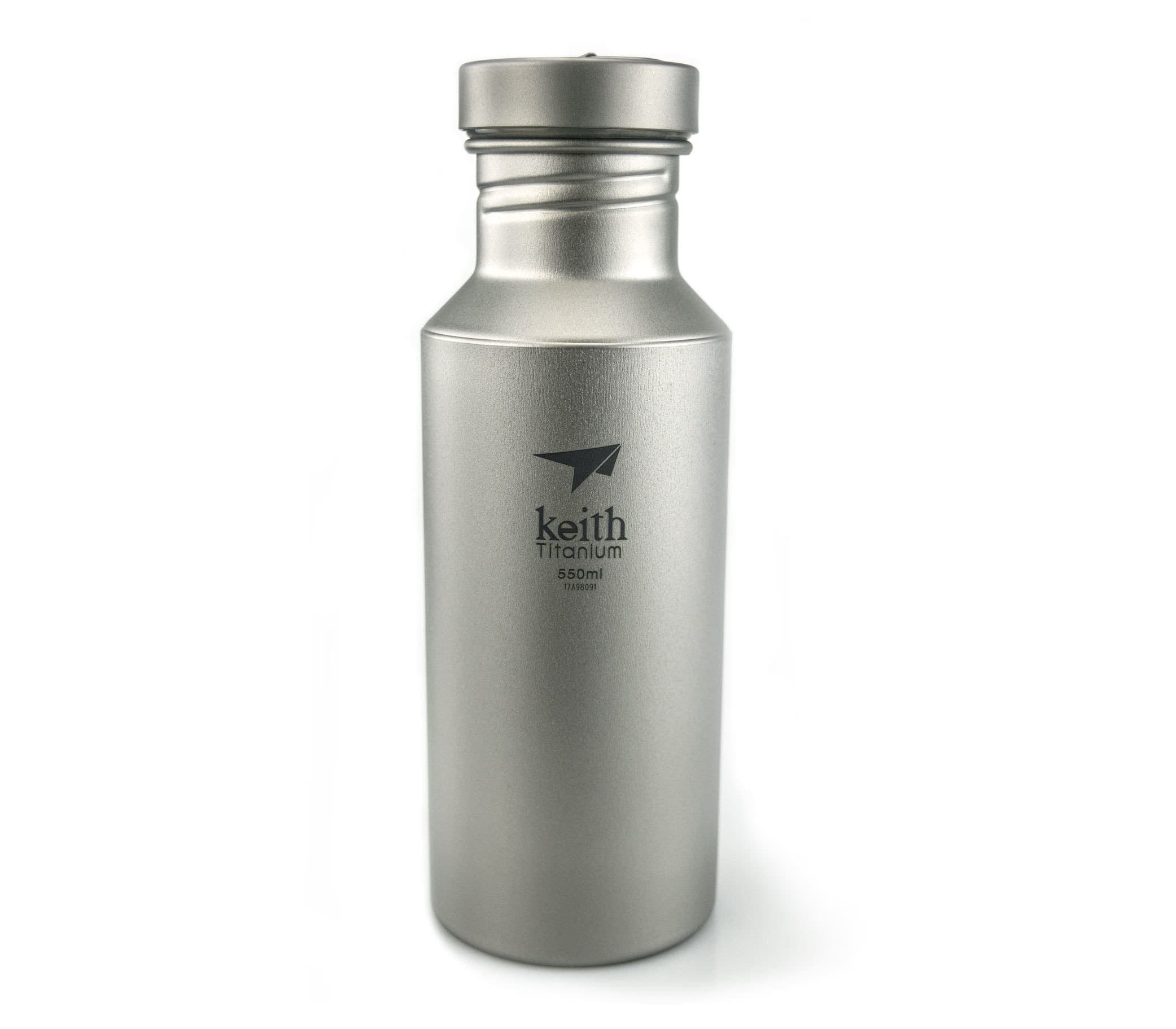 ZEESTORE Titanium Ultra Light Bottle - Ideal for Camping, Hiking IR