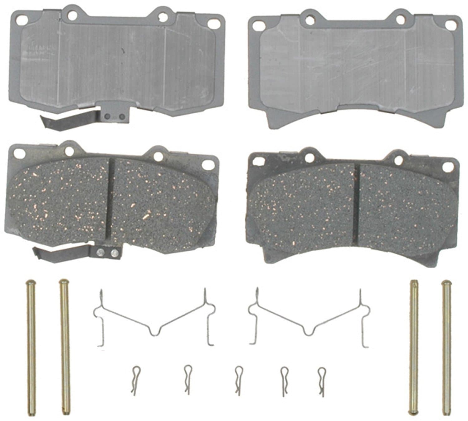 ACDelco Silver 14D1119CH (19285998) Ceramic Front Disc Brake Pad Set with Hardware