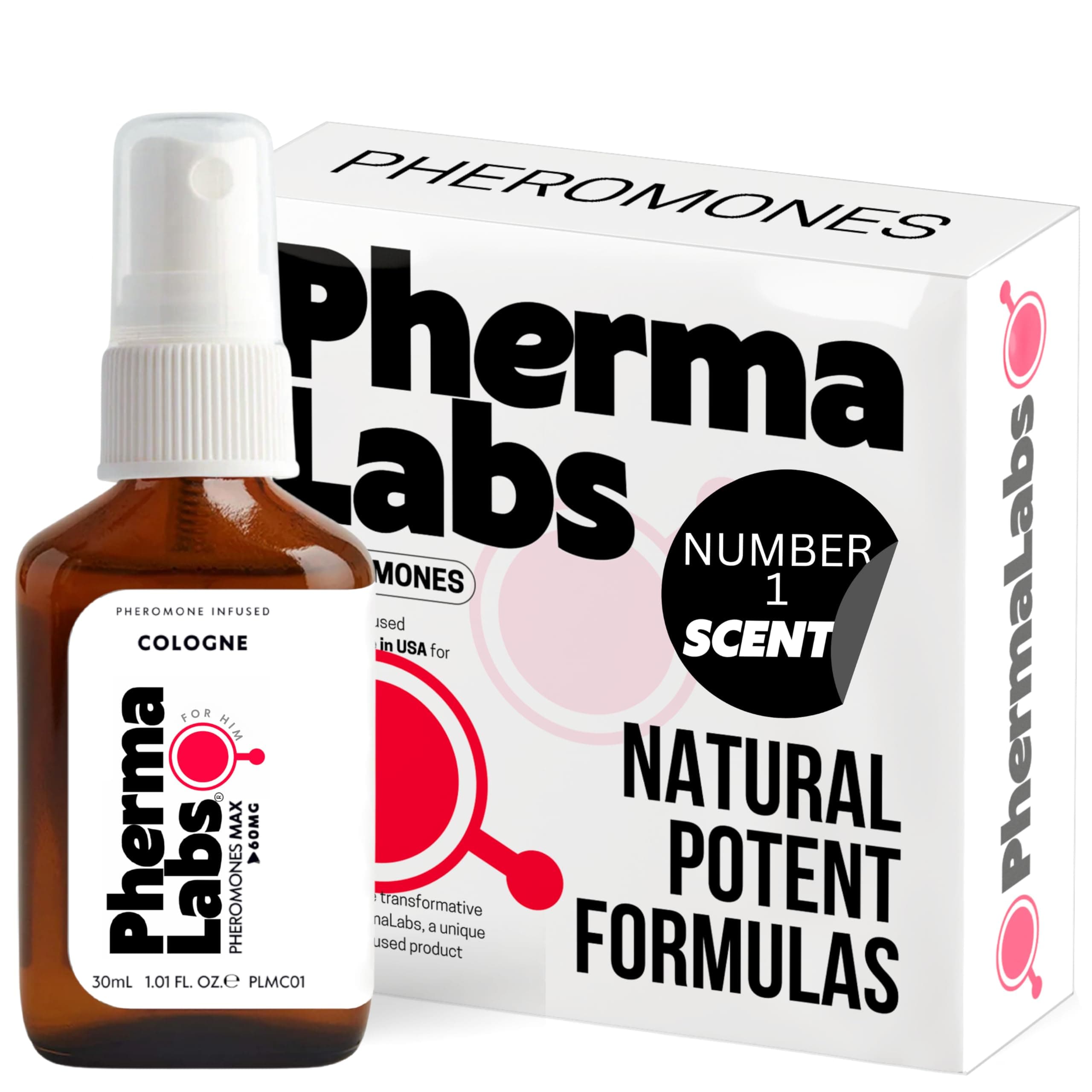Pheromones MAX Cologne - Most Potent Pheromone Infused for Ultimate Allure 1oz bottle (Scent Number 1)