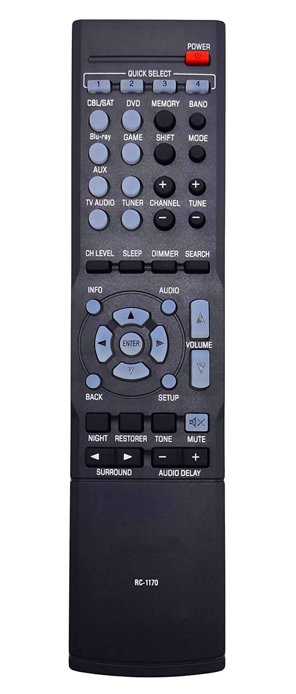 Universal Remote Compatible for DENON RC-1170 RC1170 AVR-1513 AVR1513 Audio/Video Receiver Control(2012)