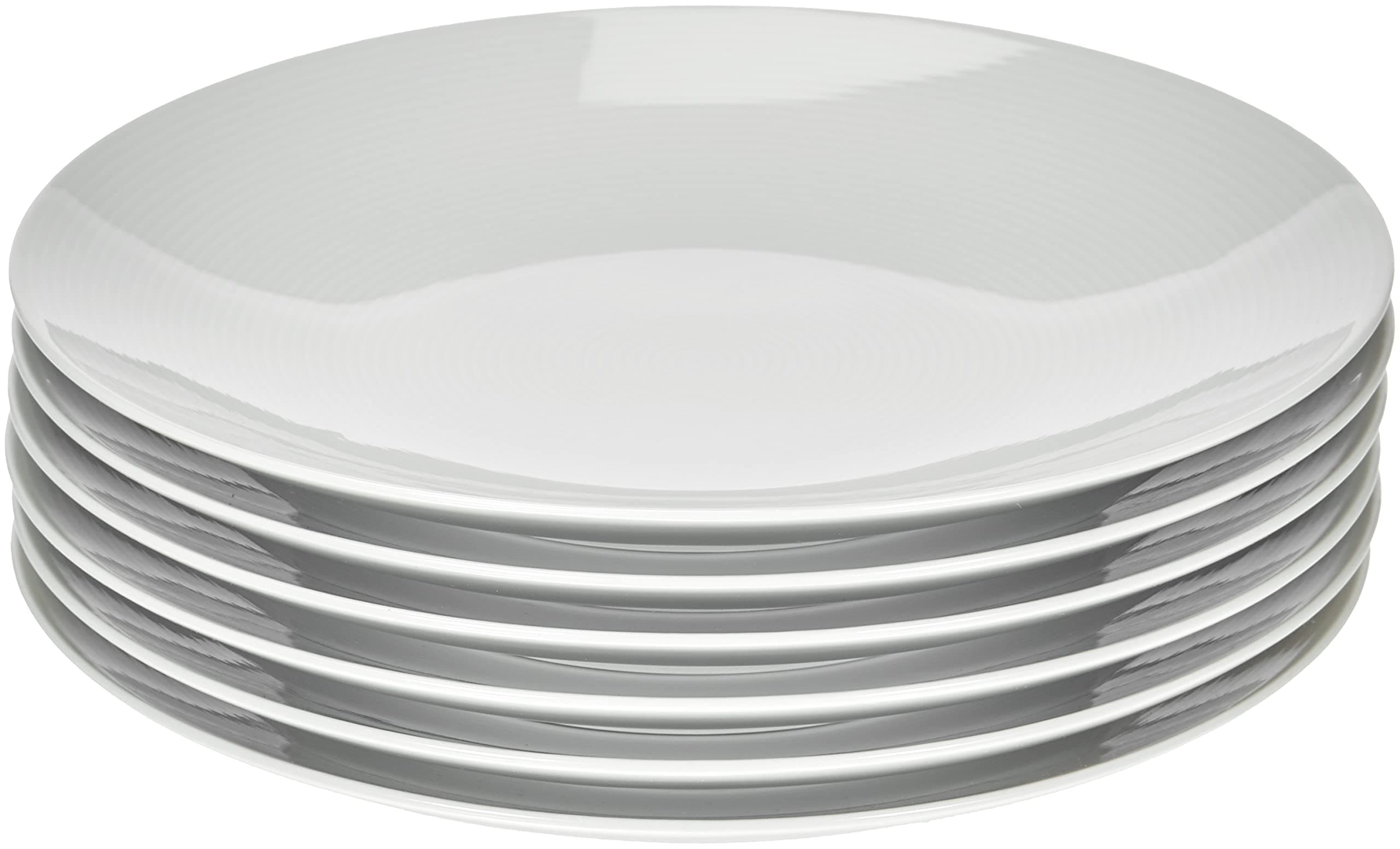 Thomas Loft Set Of 6 Dinner Plates, 22 cm, White
