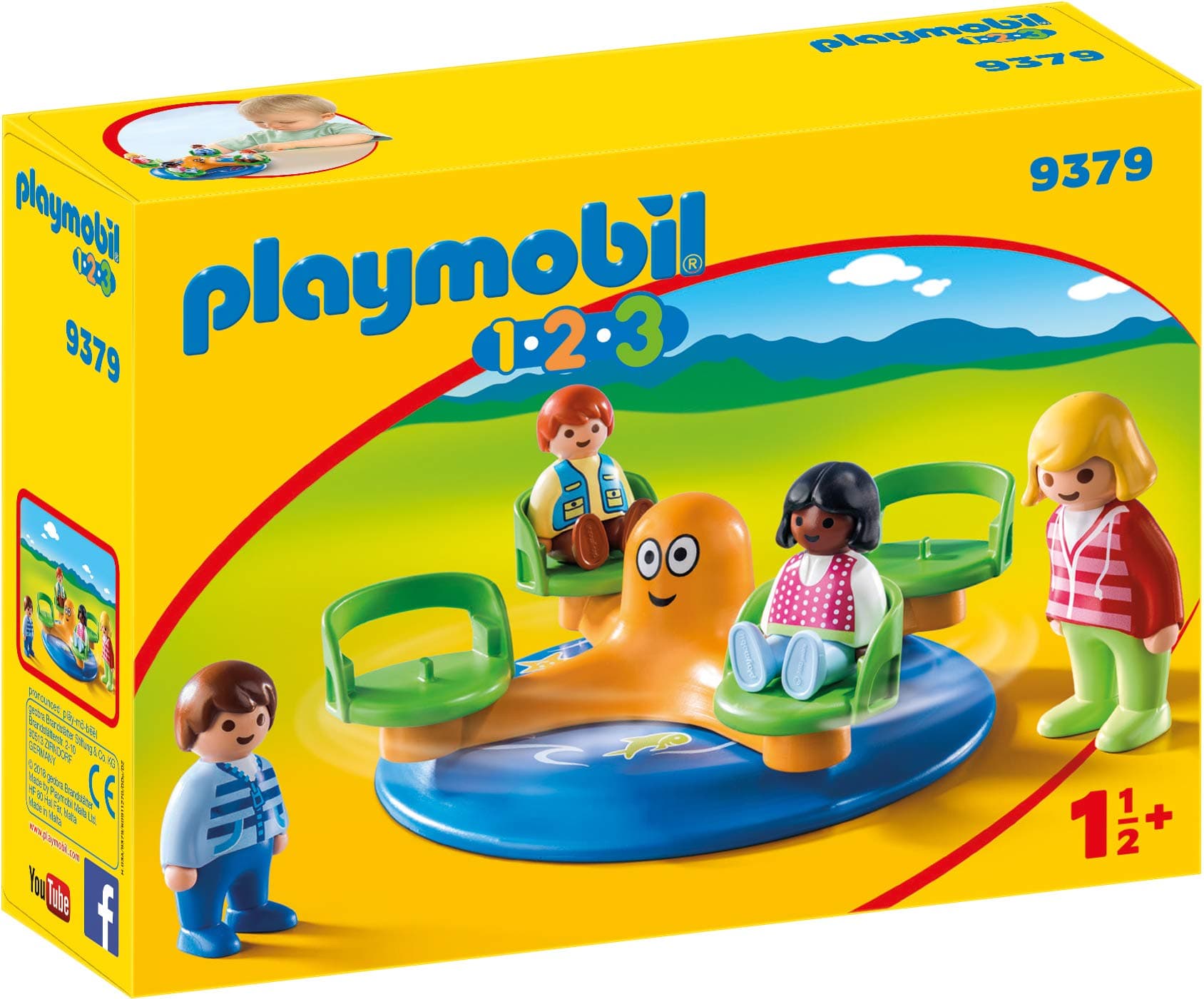 Playmobil 9379 1.2.3 Children's Carousel