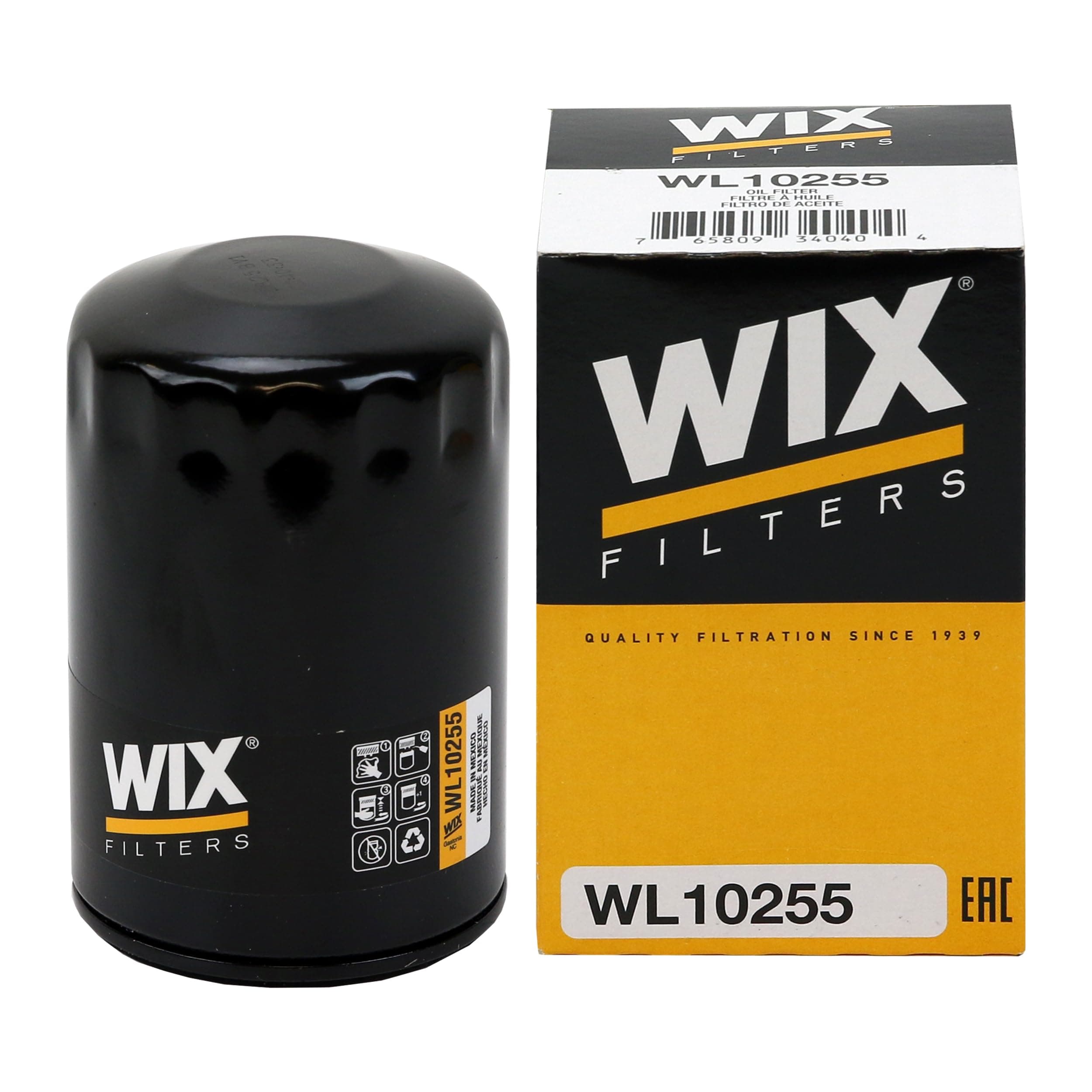 WL10255 Oil Filter Replacement, Built for Synthetic and High Mileage Oil - Compatible With Various GM (11-20)