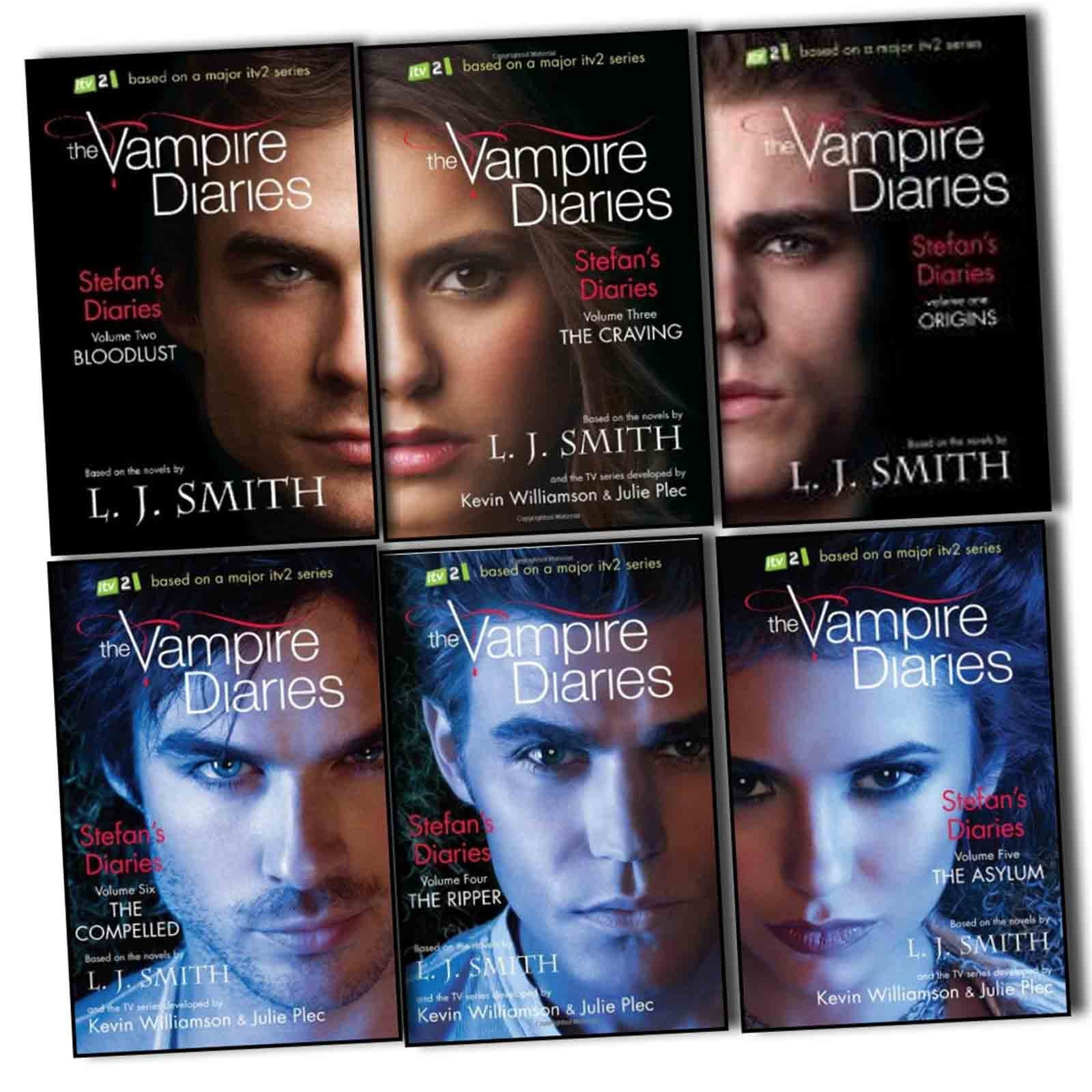 L J Smith Stefans Diaries 6 Books Collection Pack Set (Stefan's Diaries 1: Origins; Stefan's Diaries 2: Bloodlust; Stefan's Diaries 3: The Craving; Stefan's Diaries 4: The Ripper; Stefan's Diaries 5: The Asylum; Stefan's Diaries 6: The Compelled)