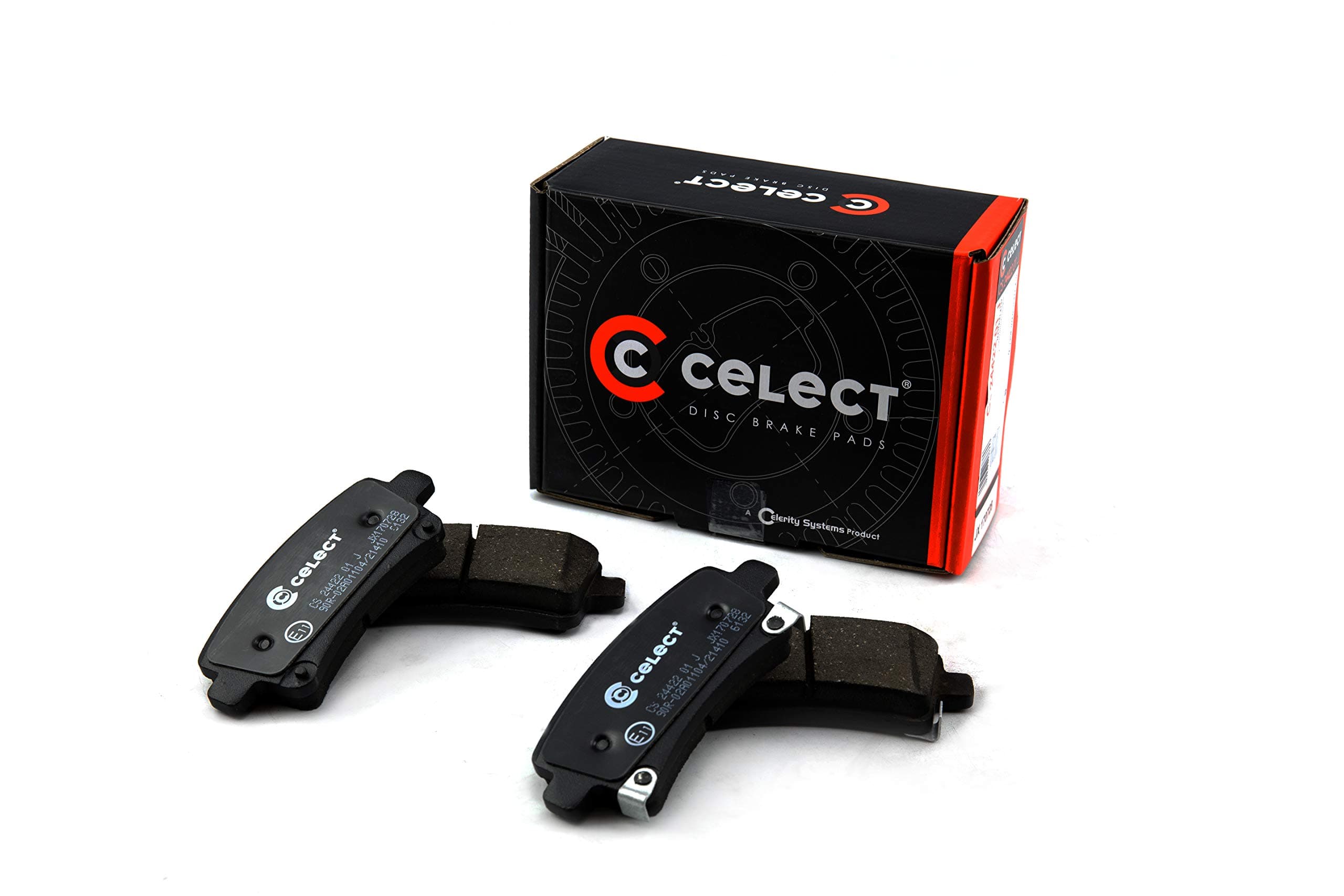 Celect CS2442201J Disc Brake Pads - Rear - Set of 4