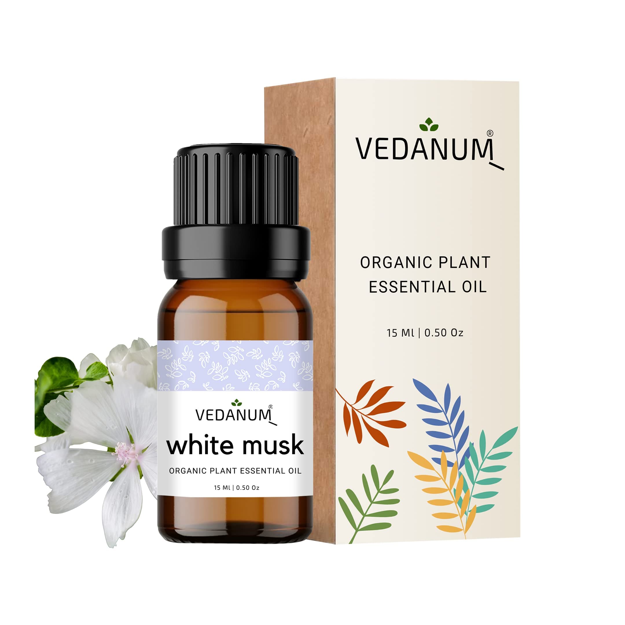 Premium White Musk Essential Oil for Aromatherapy, Oil Diffuser & Home Fragrance (15ml, Organic Concentrate) White Musk