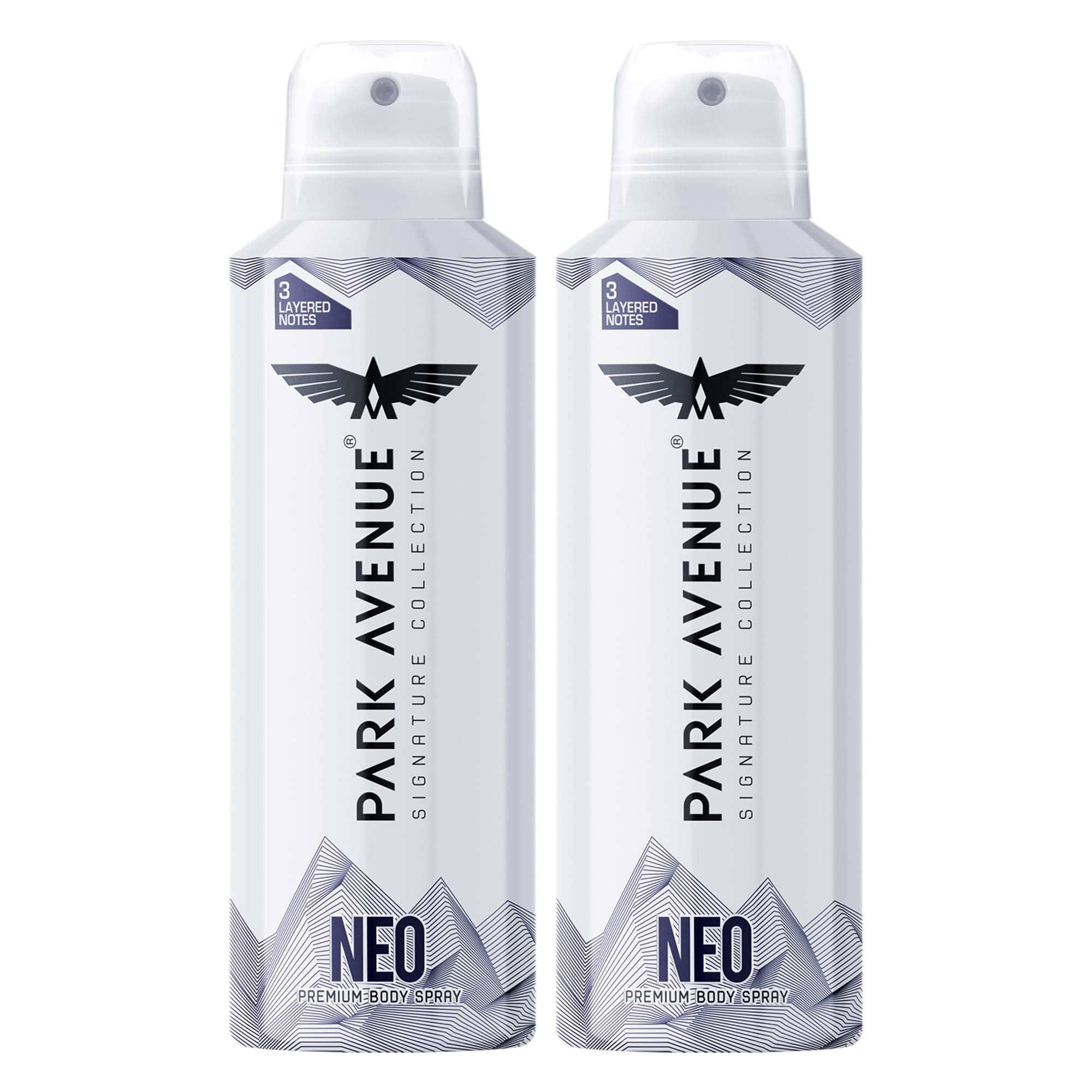 Park Avenue Men Neo Signature Collection | Deodorant Spray | Fresh Long-Lasting Aroma | 150Ml Each (Pack Of 2)