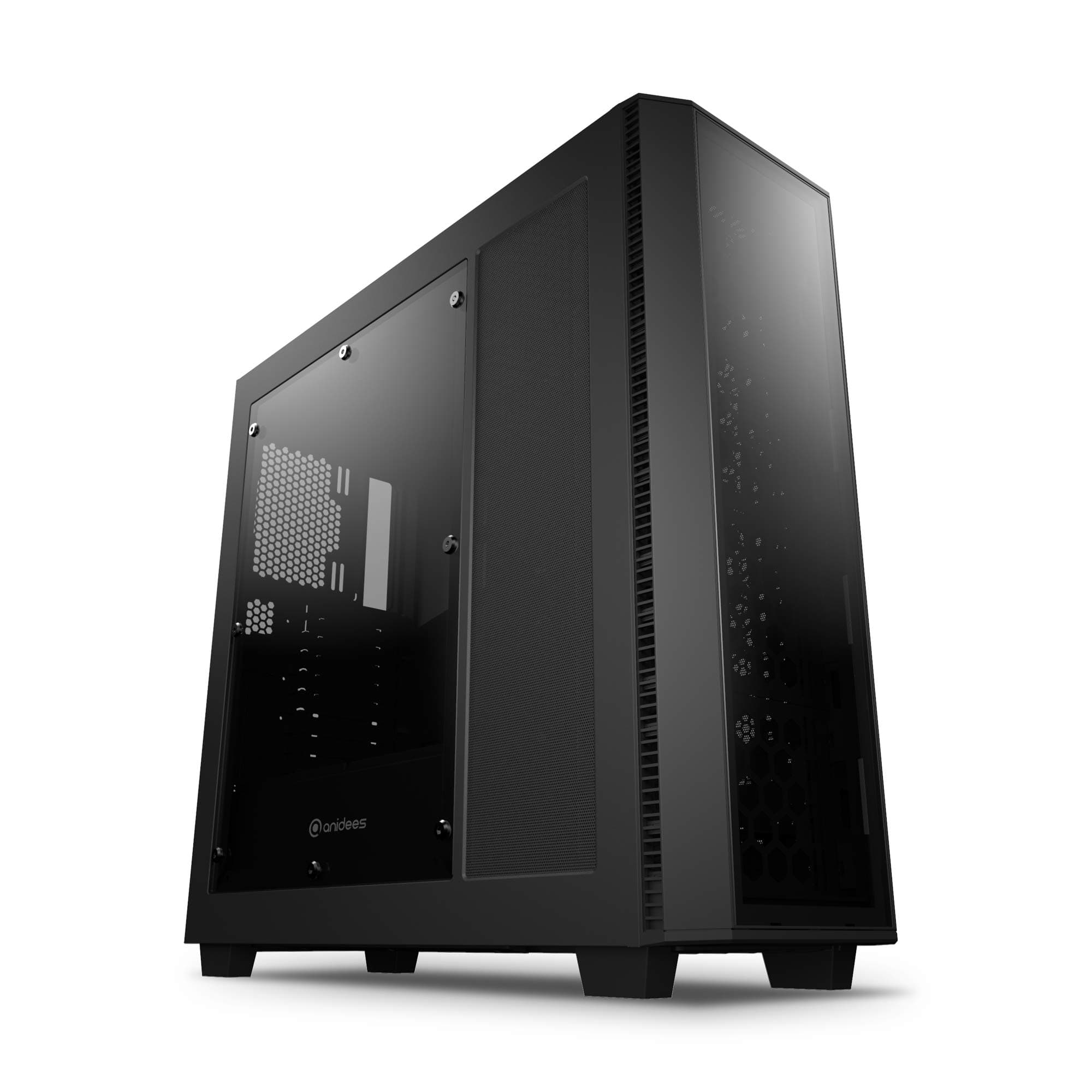 Anidees AI Crystal XL PRO LITE Full Tower Tempered Glass XL-ATX/E-ATX/ATX Gaming Case Support 480/360 Radiator, Optical Drive - AI-XL-PRO-LITE (PC Case ONLY)