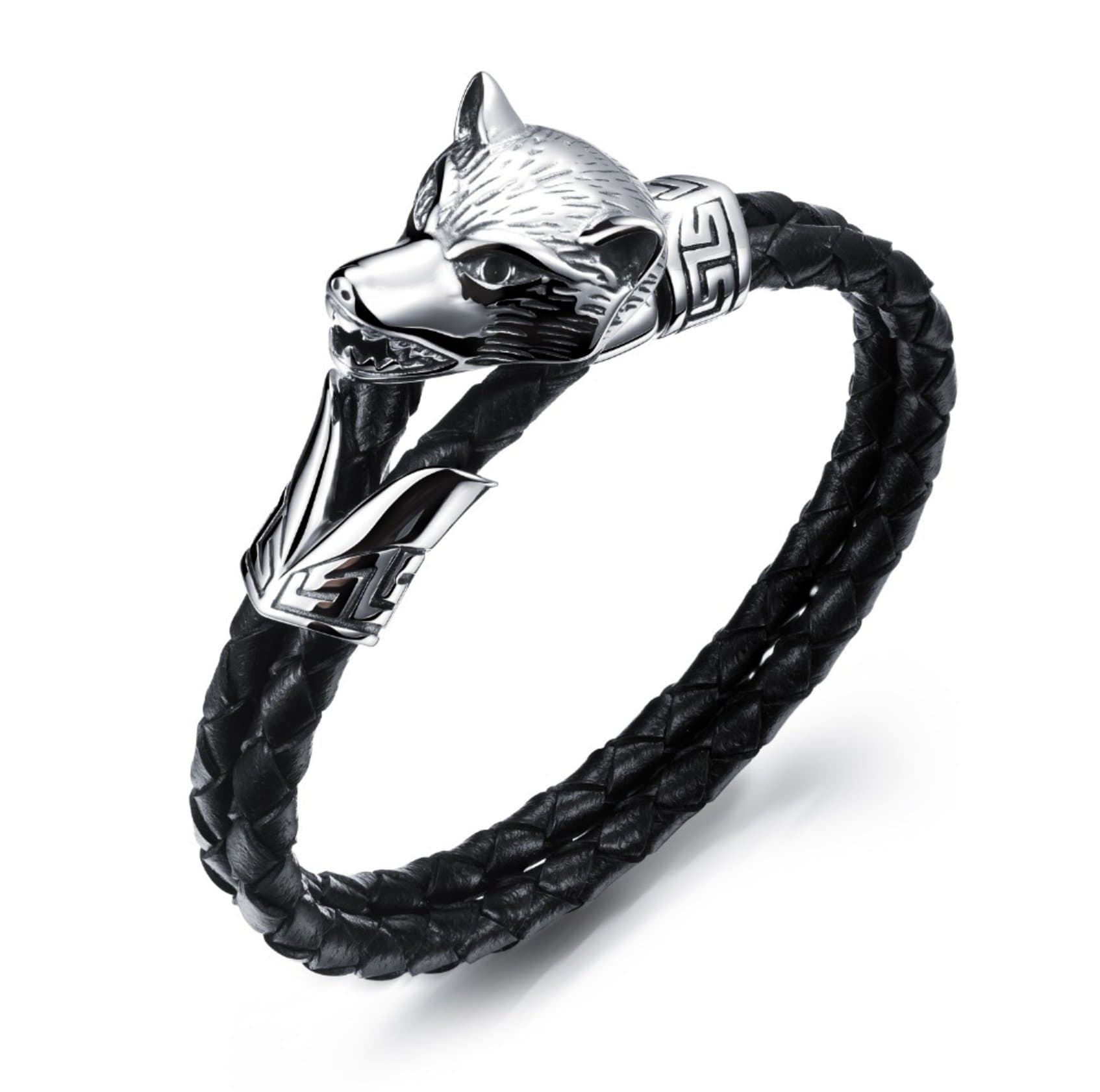 Alpha Beast Bracelet - John Snow Collection by Savoir London - Genuine Leather & Stainless Steel