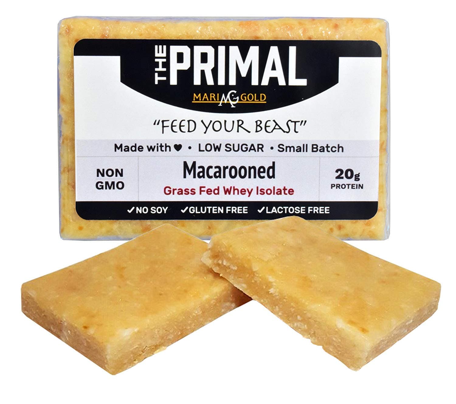 PALEO Friendly - PRIMAL Protein Bars by MariGold Bars (Macarooned)