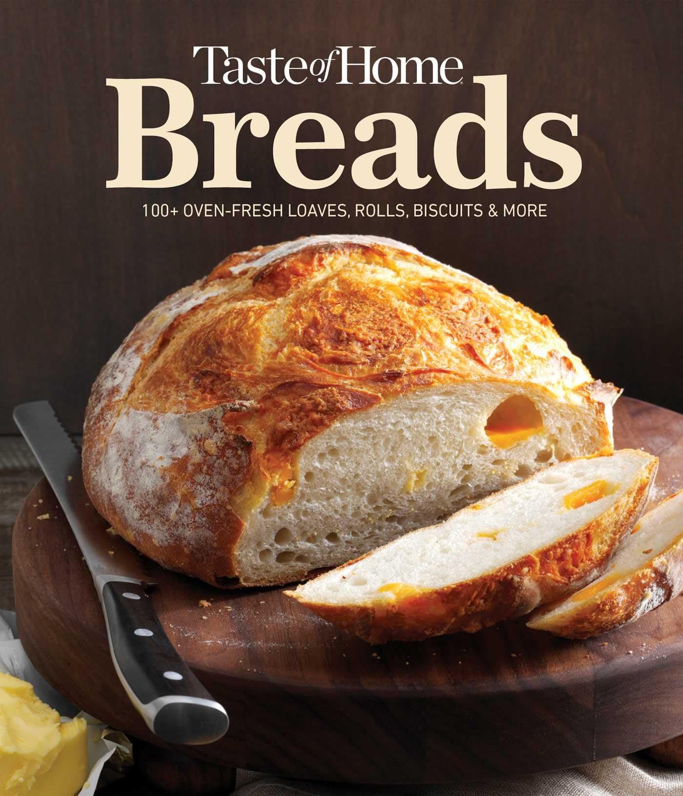 Taste of Home Breads: 100 Recipes for Oven-Fresh Loaves, Rolls, Biscuits, and More - Spiral-Bound, Baking for All Skill Levels