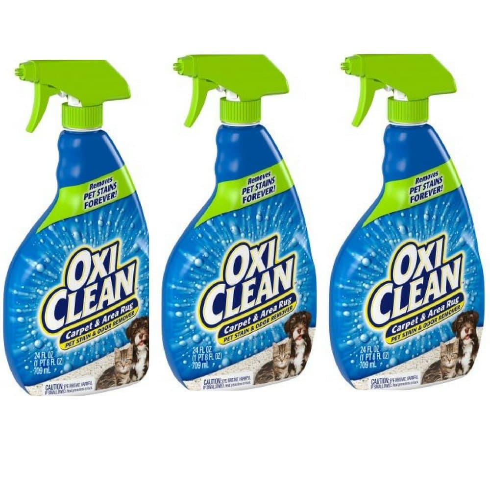 OxiClean 24 oz. Carpet and Area Rug Pet Stain and Odor Remover (24 oz) (3pack)