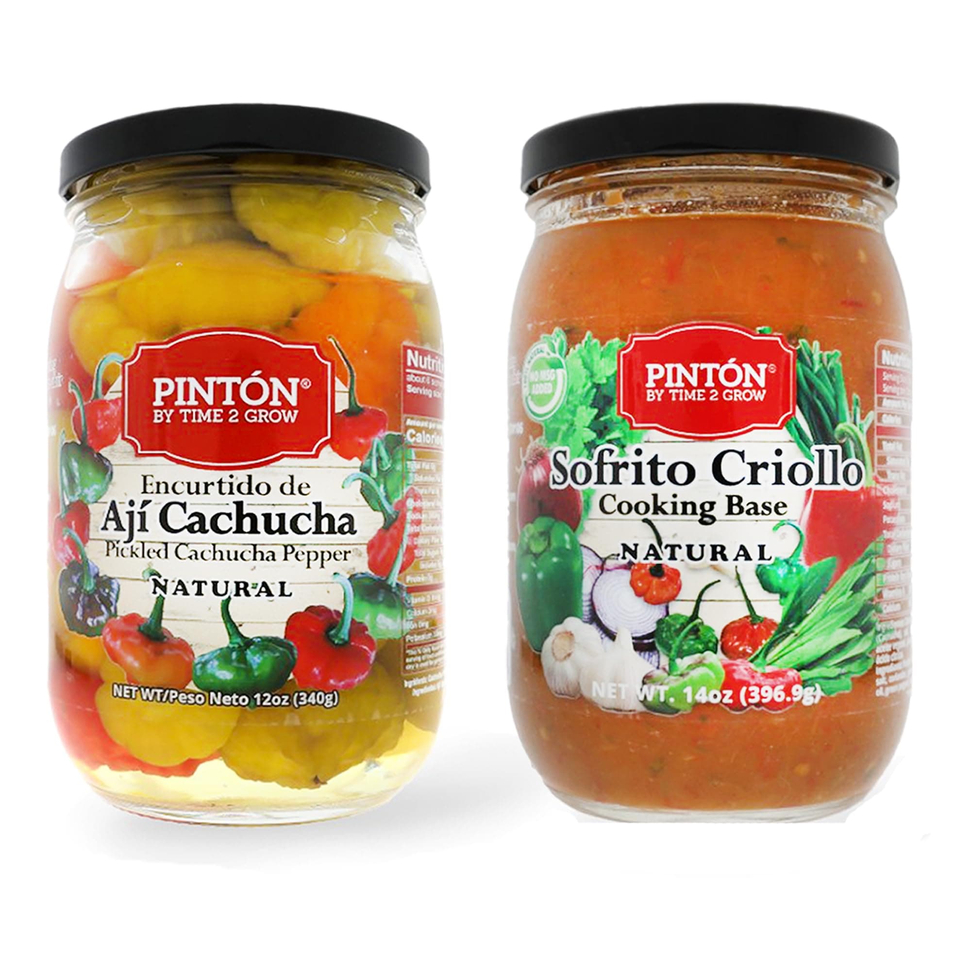 Pinton Creole Cooking Base & Sweet Aji Pickled - Savor the Cuban Food Tradition, Latin Cuisine's Saucy Secret - Chili Peppers & Sauce Delight