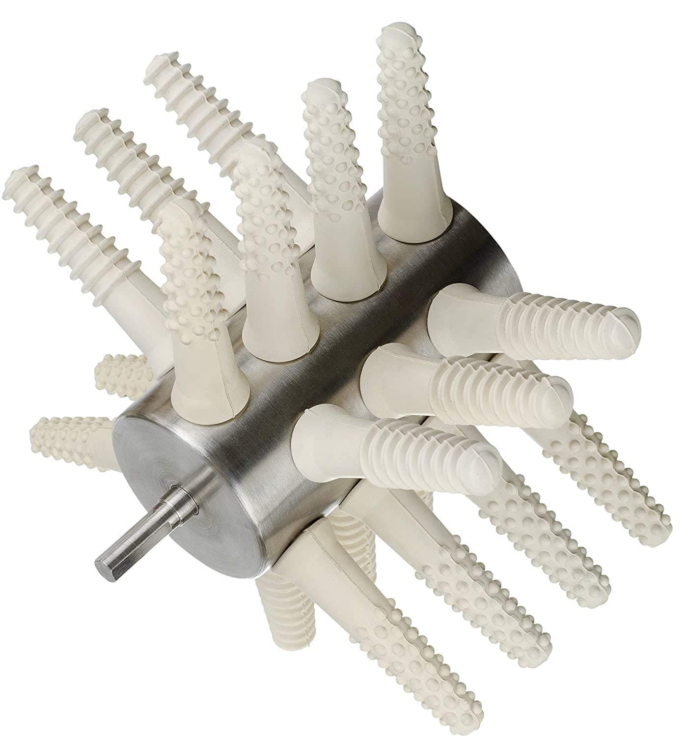Chicken Drill Attachment - Poultry Feather Remover 21 Fingers (Broiler Duck) with Best Chicken Fingers
