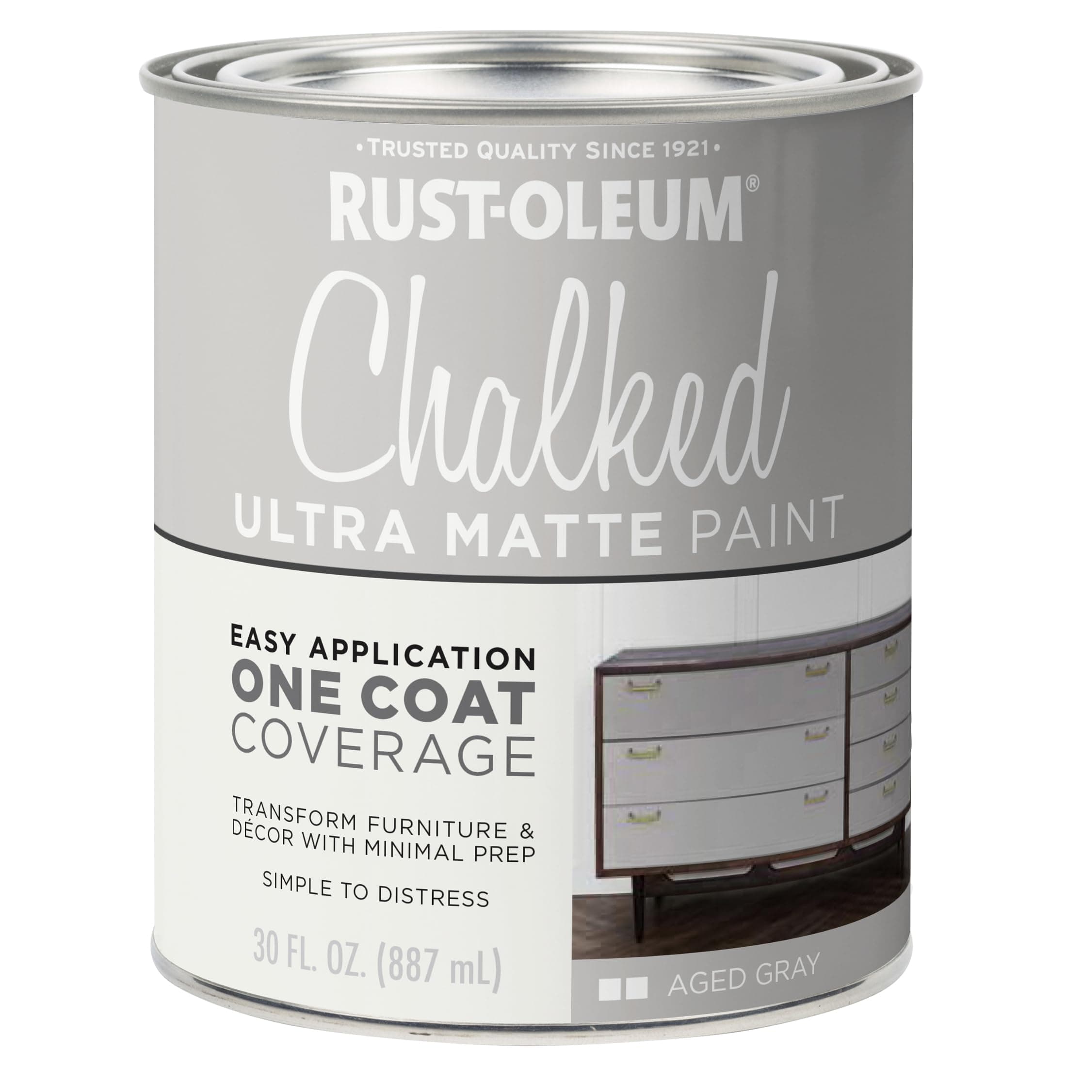 285143 30 Oz. Aged Gray - Chalked Paint